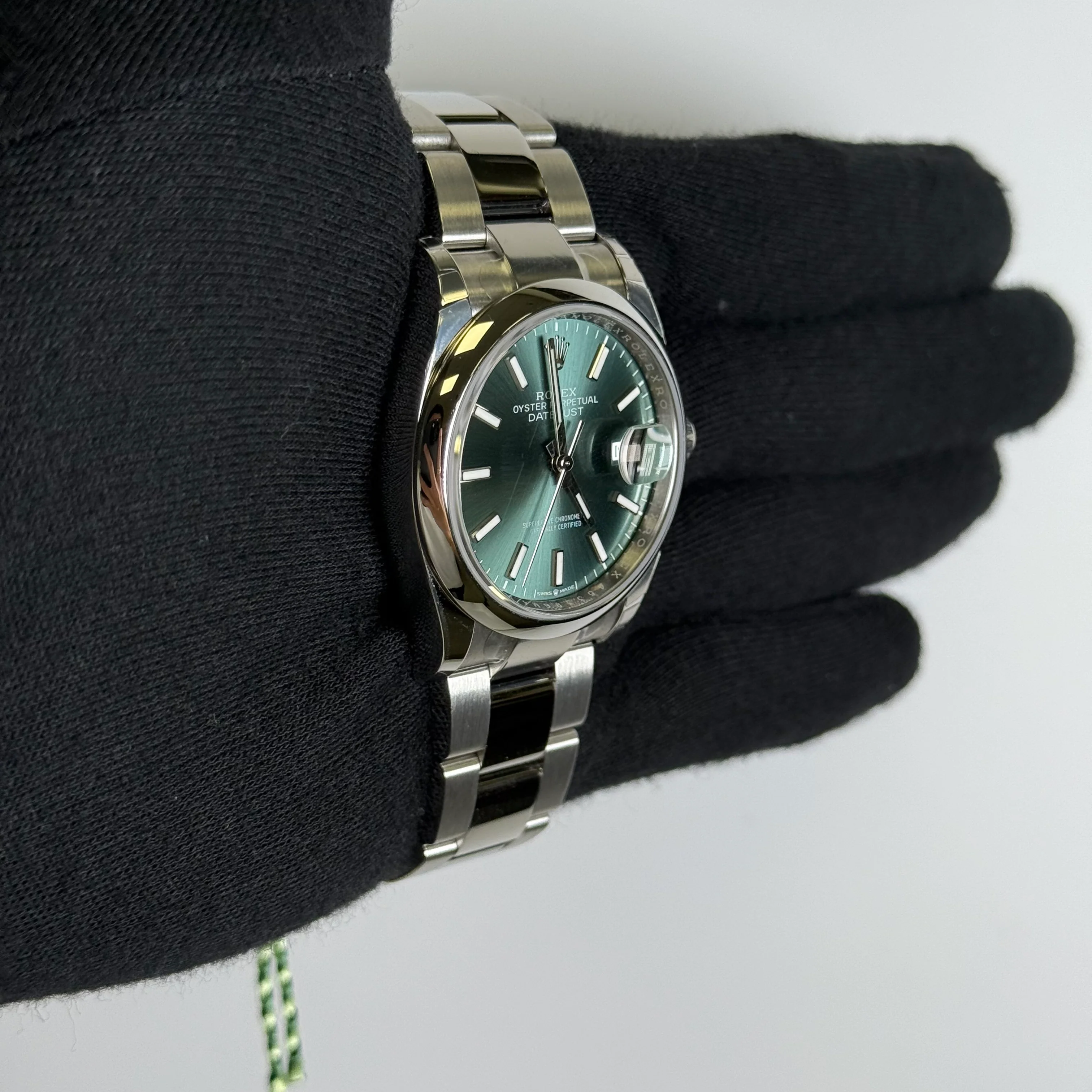 Rolex Datejust 36mm Green Dial Watch Ref# 126200 - Image 3