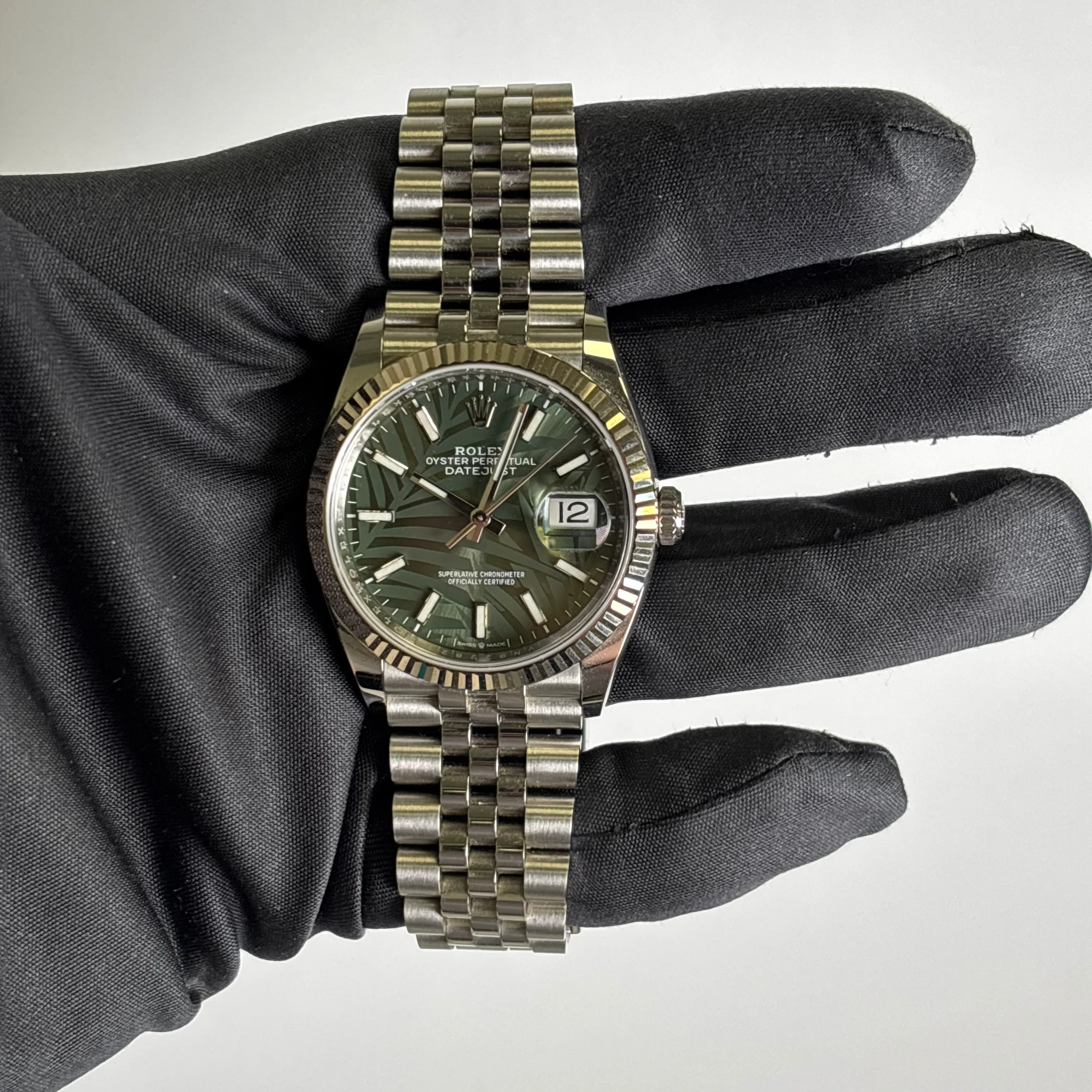 Rolex Datejust 36mm Green Dial Watch Ref# 126234 - Image 2