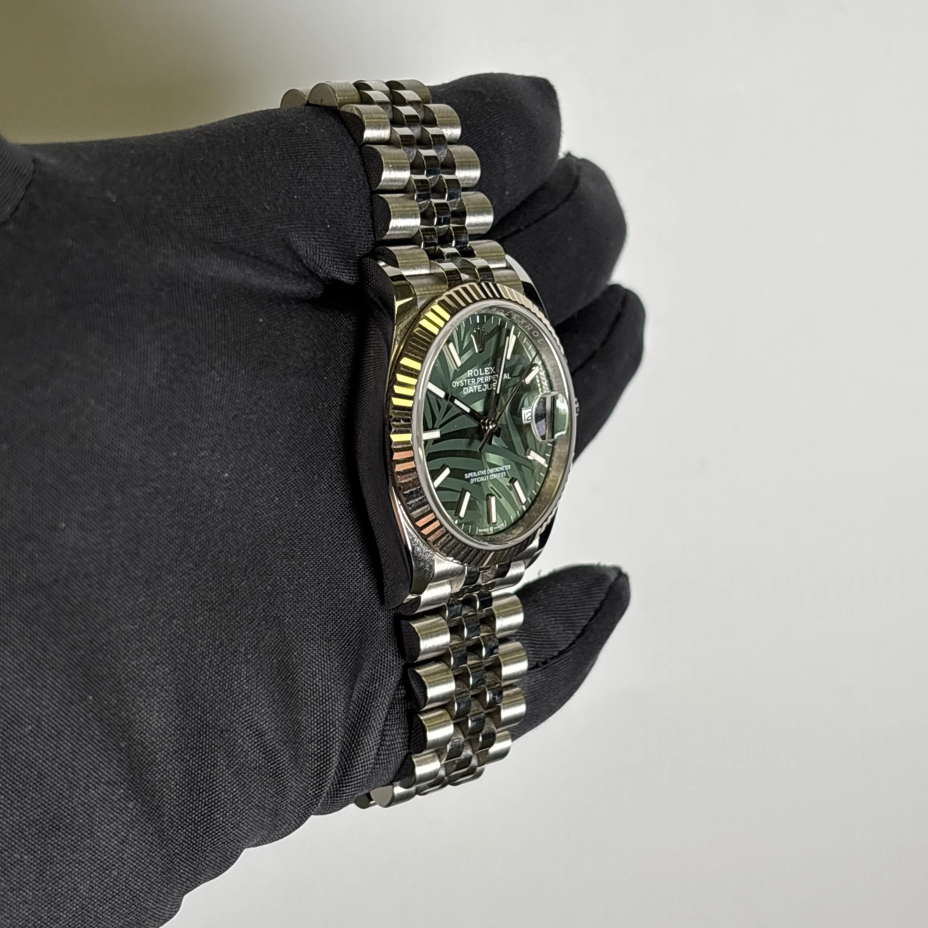 Rolex Datejust 36mm Green Dial Watch Ref# 126234 - Image 3