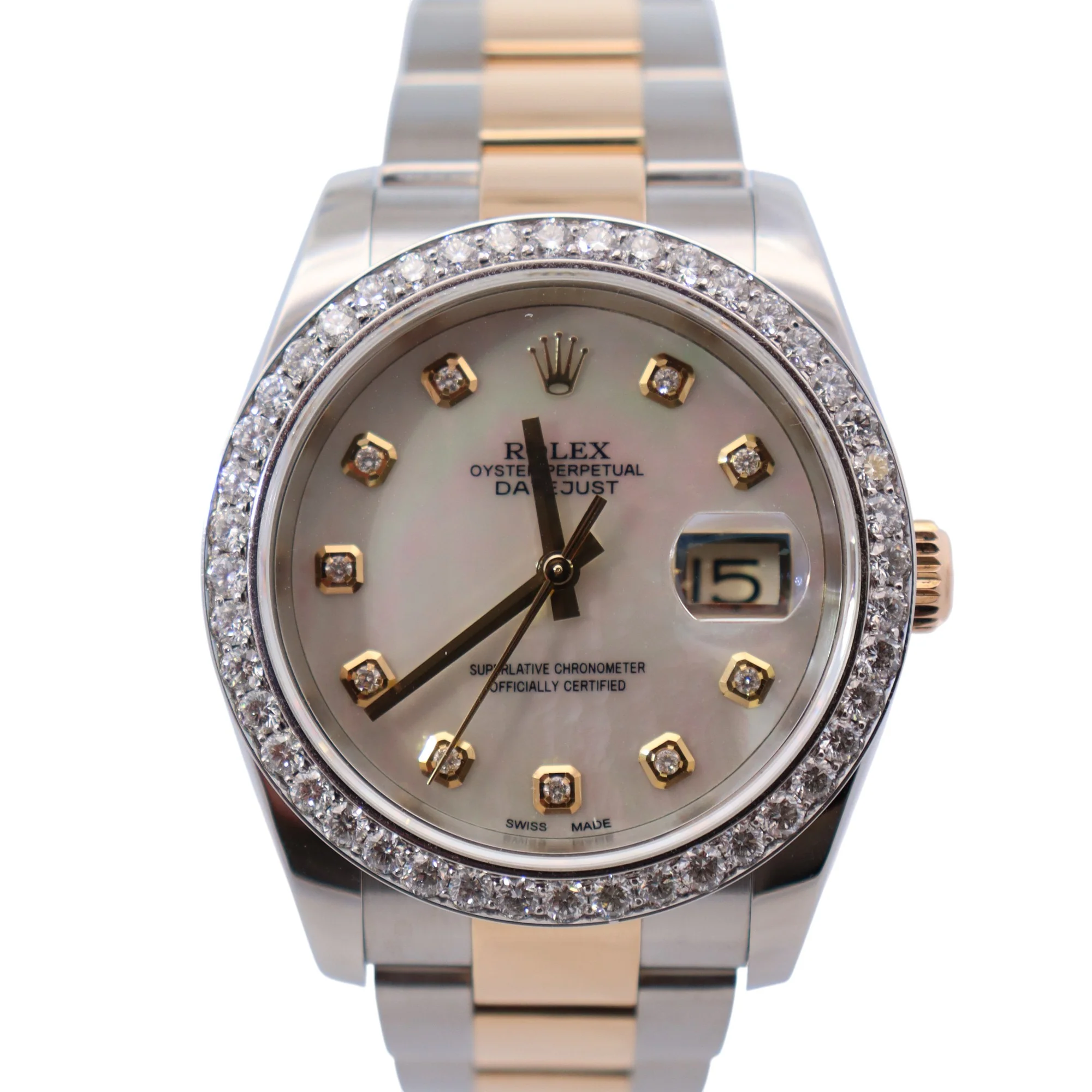Rolex Datejust 36mm MOP Dial Watch Ref# 116203