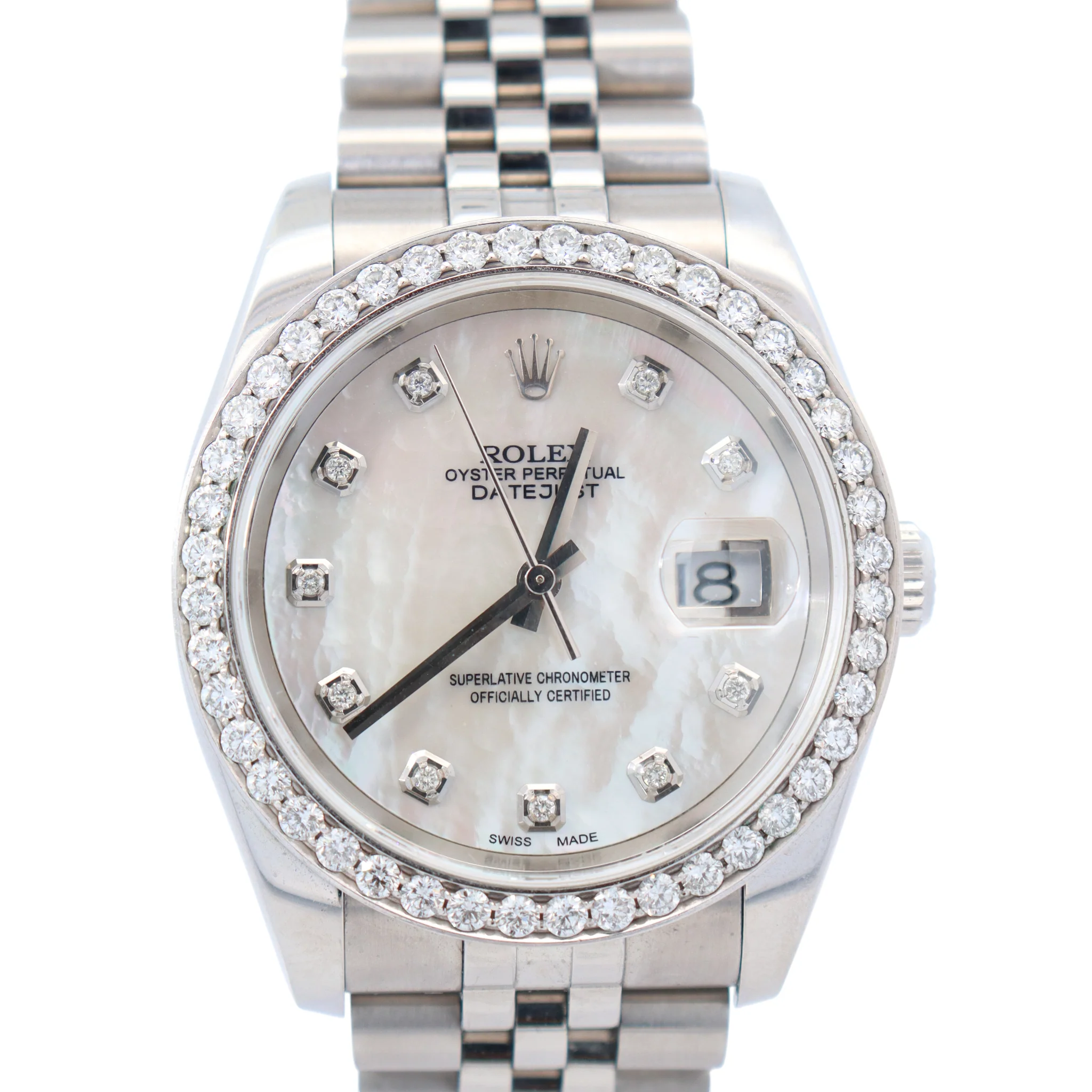 Rolex Datejust 36mm MOP Dial Watch Ref# 116234