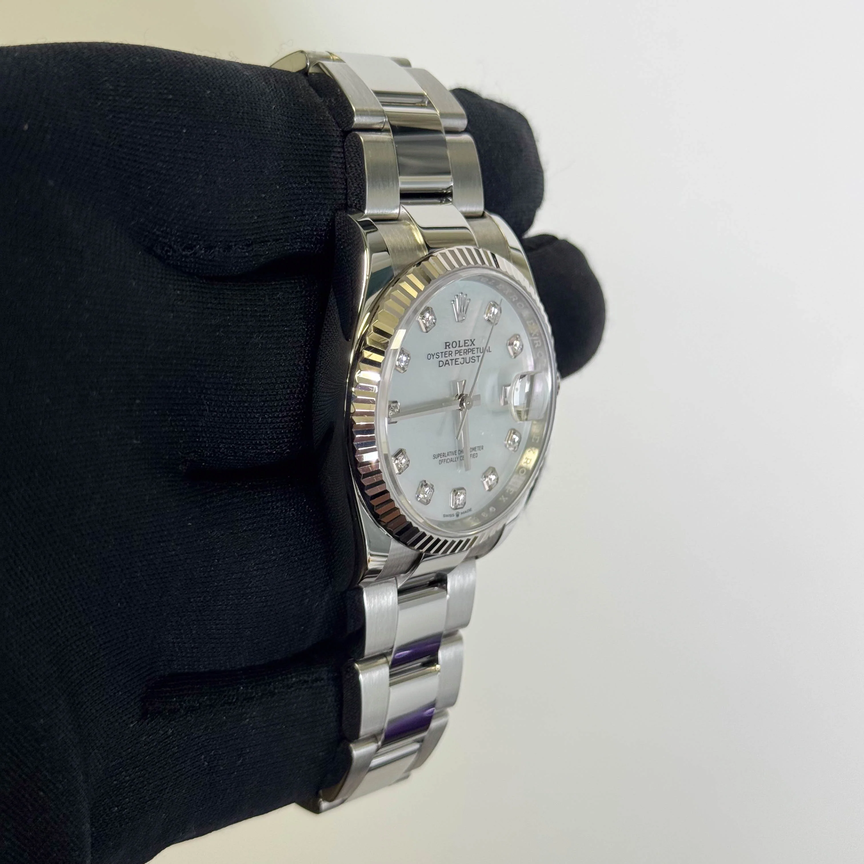 Rolex Datejust 36mm MOP Dial Watch Ref# 126234 - Image 3