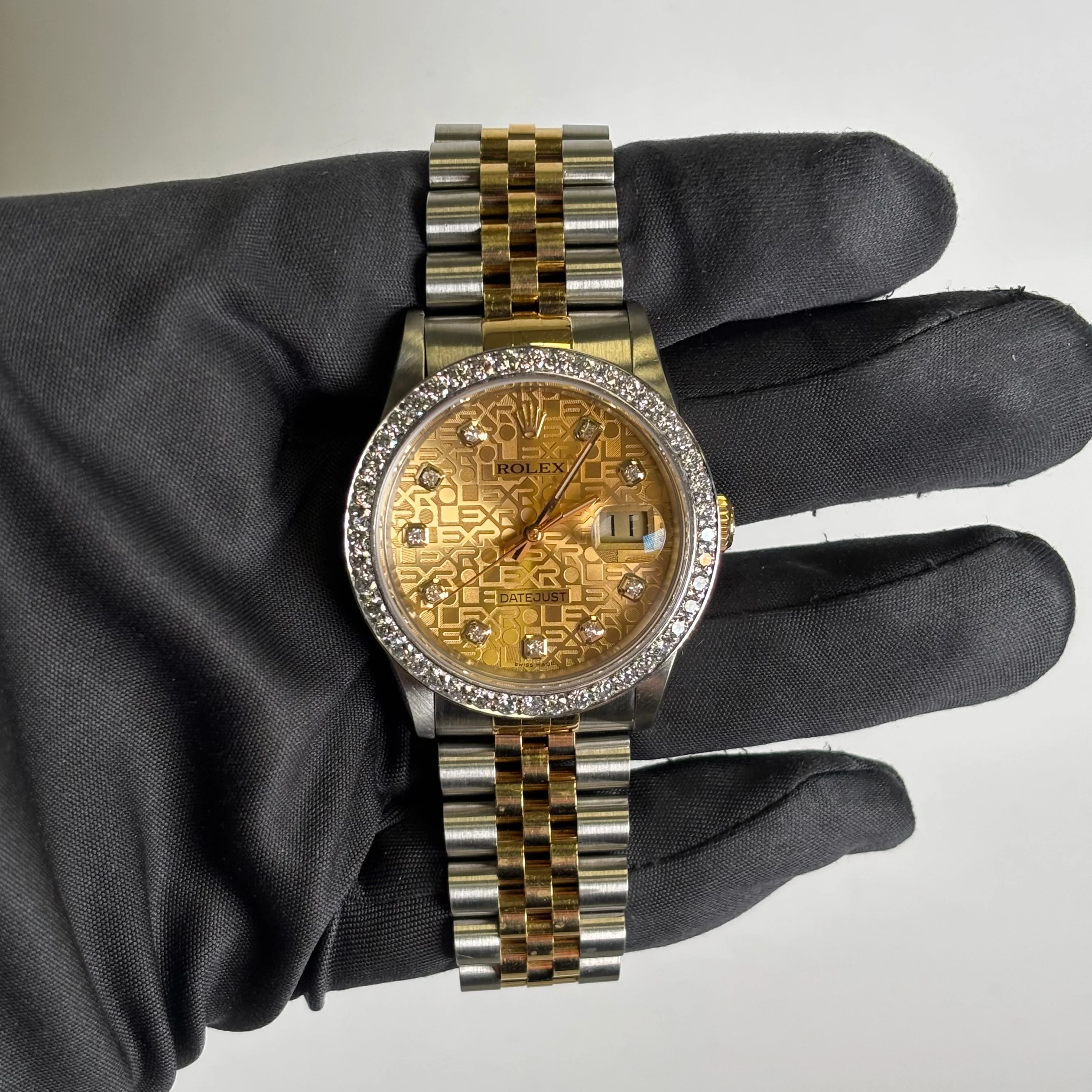 Rolex Datejust 36mm Champagne Dial Watch Ref# 16233 - Image 2