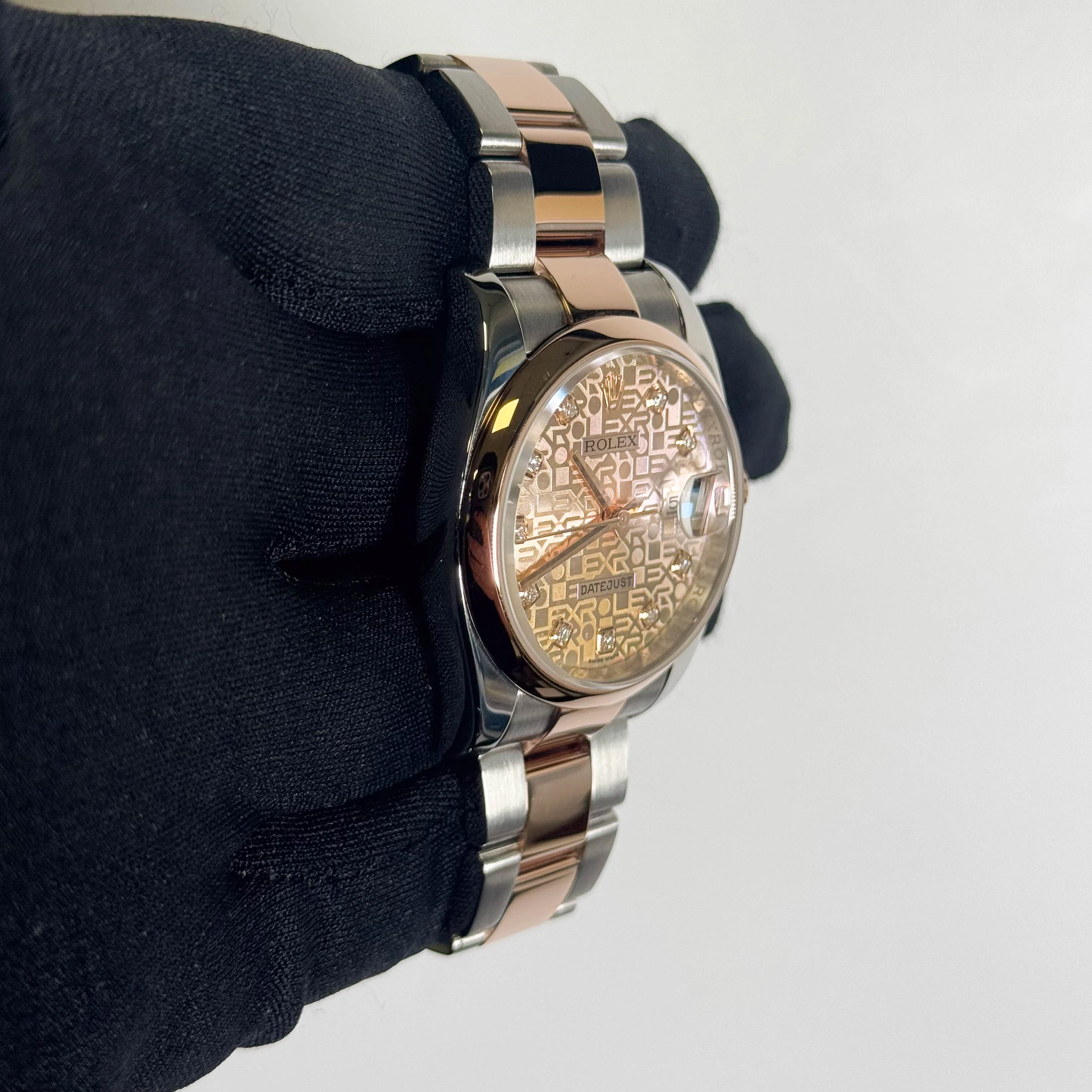 Rolex Datejust 36mm Pink Dial Watch Ref# 116201 - Image 3