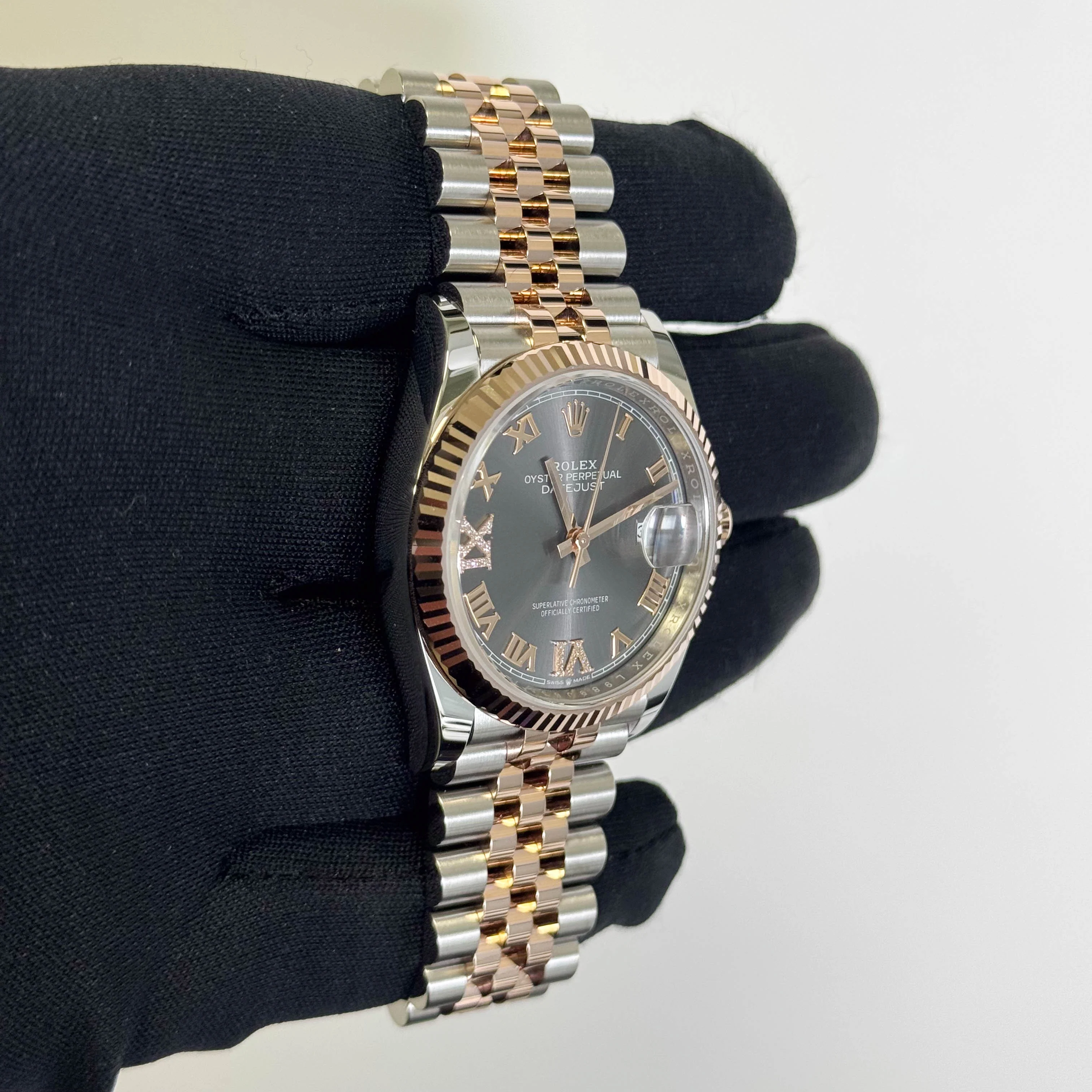 Rolex Datejust 36mm Rhodium Dial Watch Ref# 126231 - Image 3
