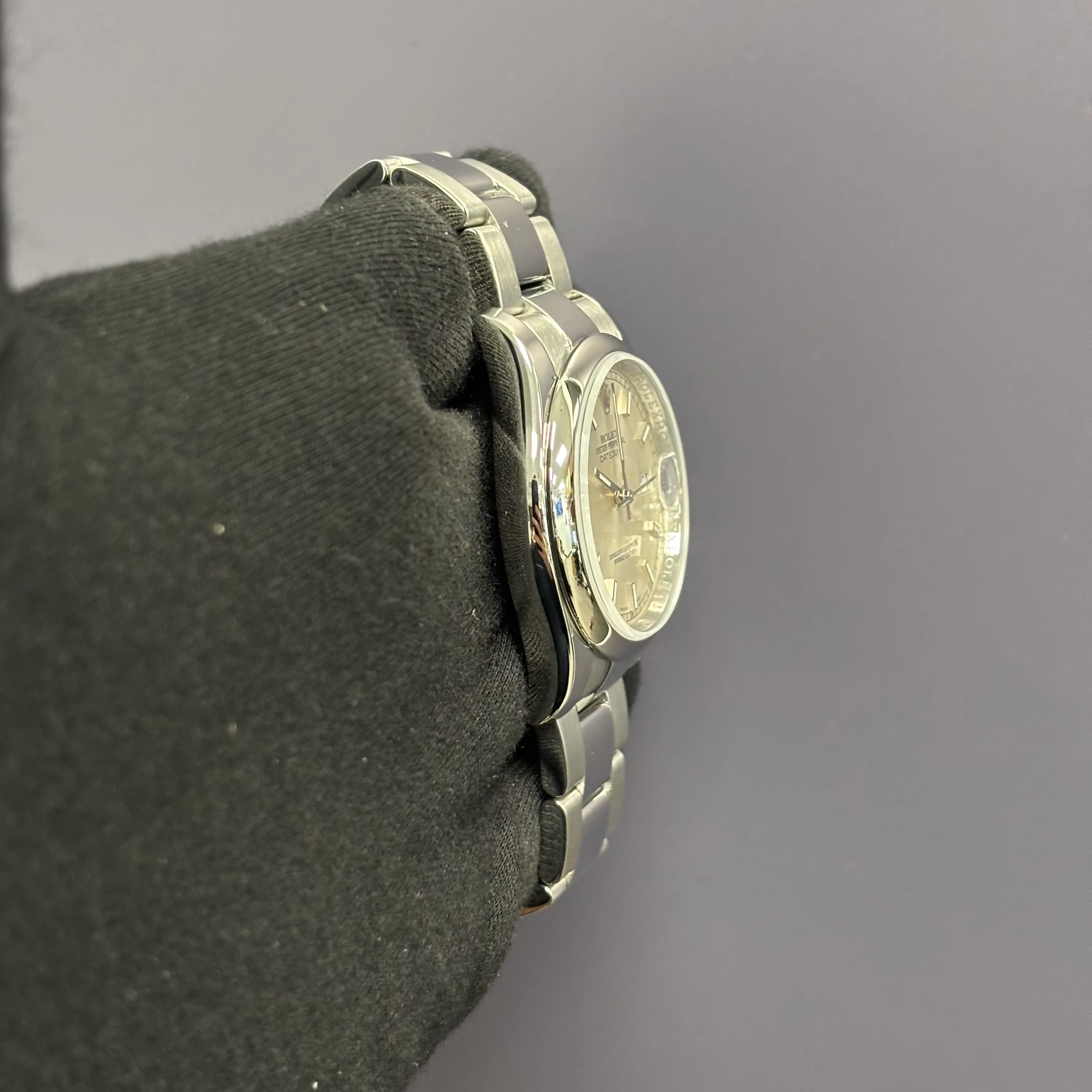 Rolex Datejust 36mm Silver Dial Watch Ref# 116200 - Image 3