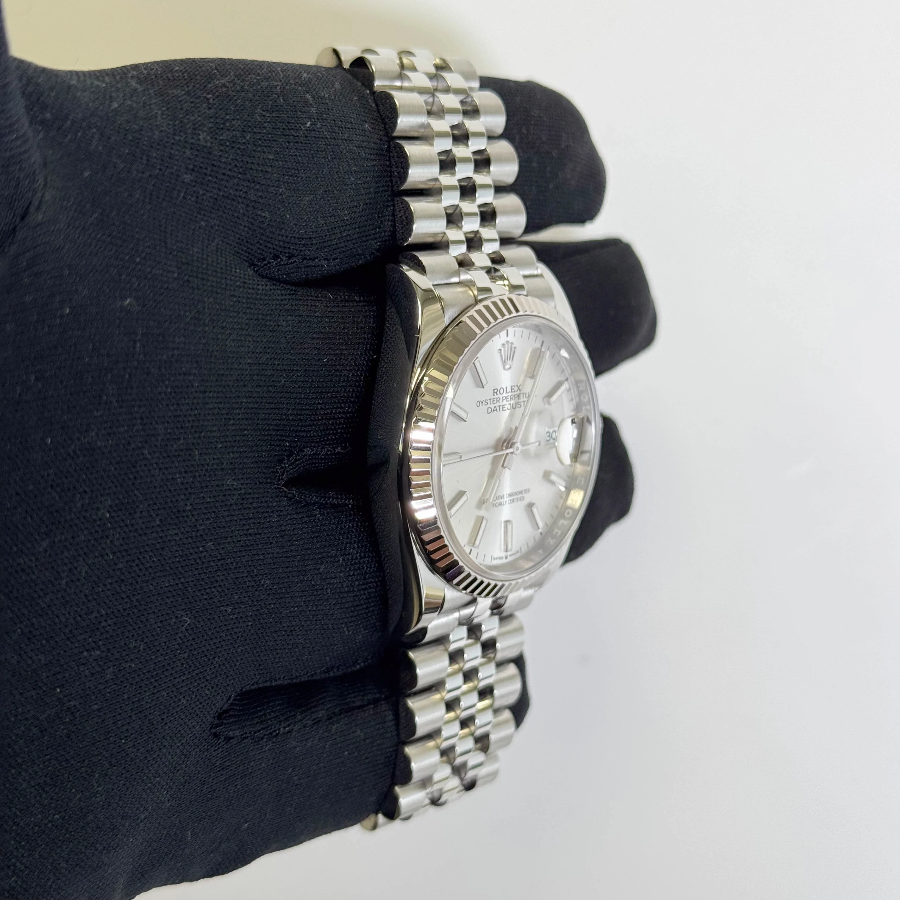 Rolex Datejust 36mm Silver Dial Watch Ref# 126234 - Image 3