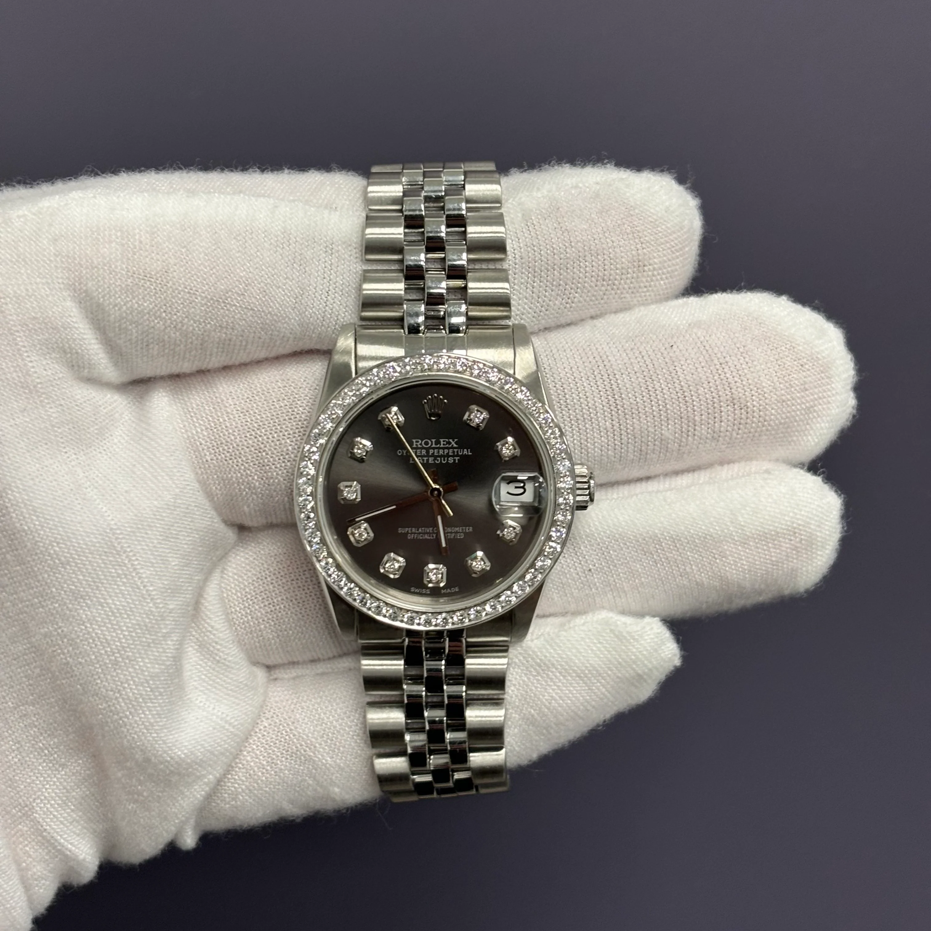 Rolex Datejust 31mm Silver Dial Watch Ref# 1601 - Image 2
