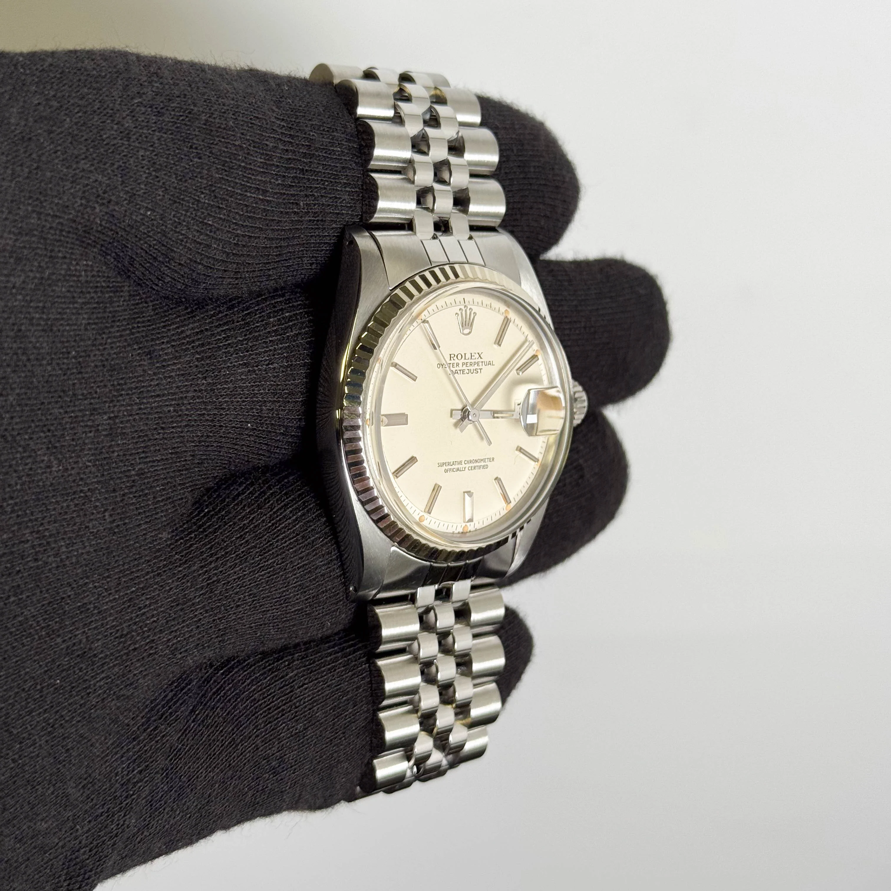 Rolex Datejust 36mm Silver Dial Watch Ref# 1601 - Image 3