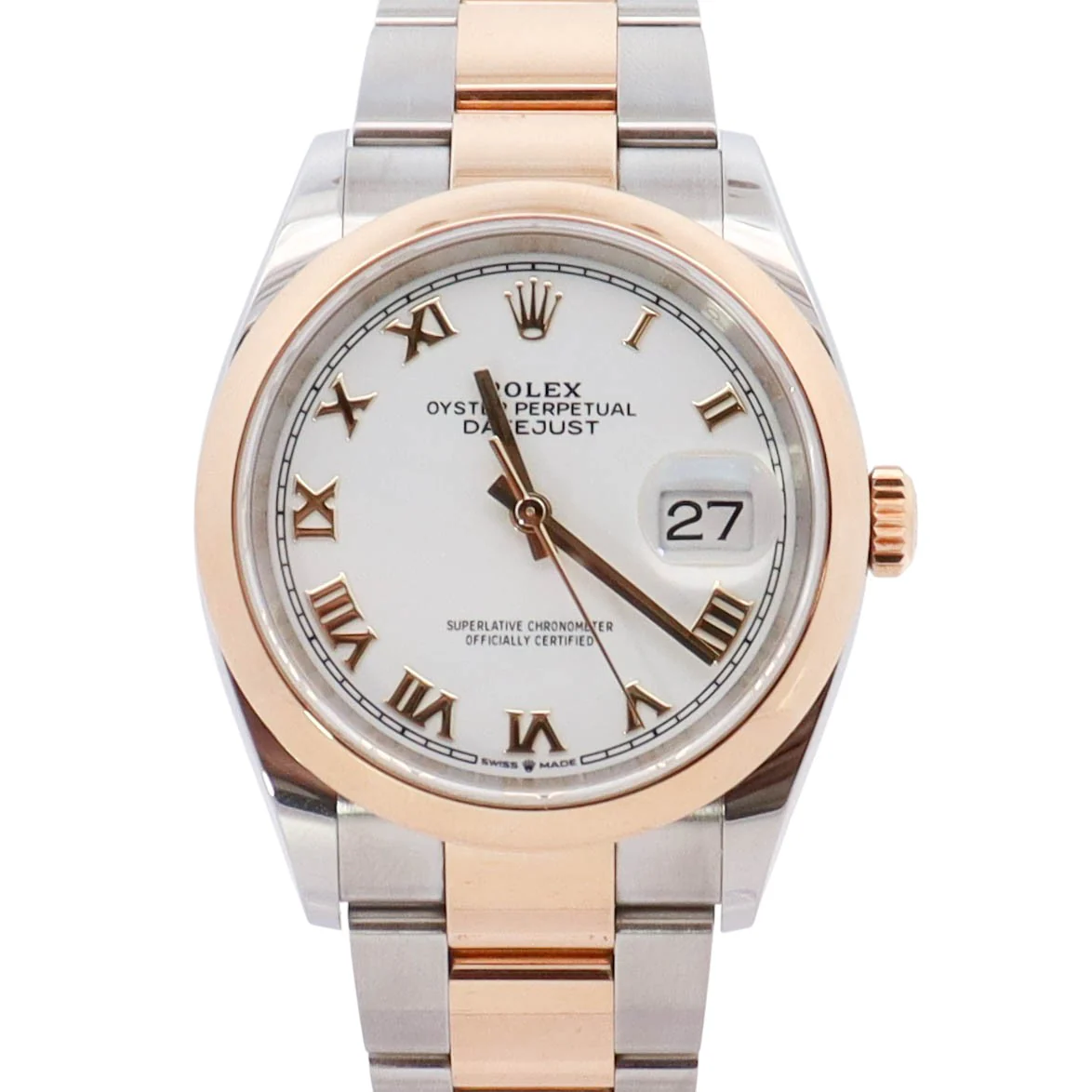 Rolex Datejust 36mm White Dial Watch Ref# 116203