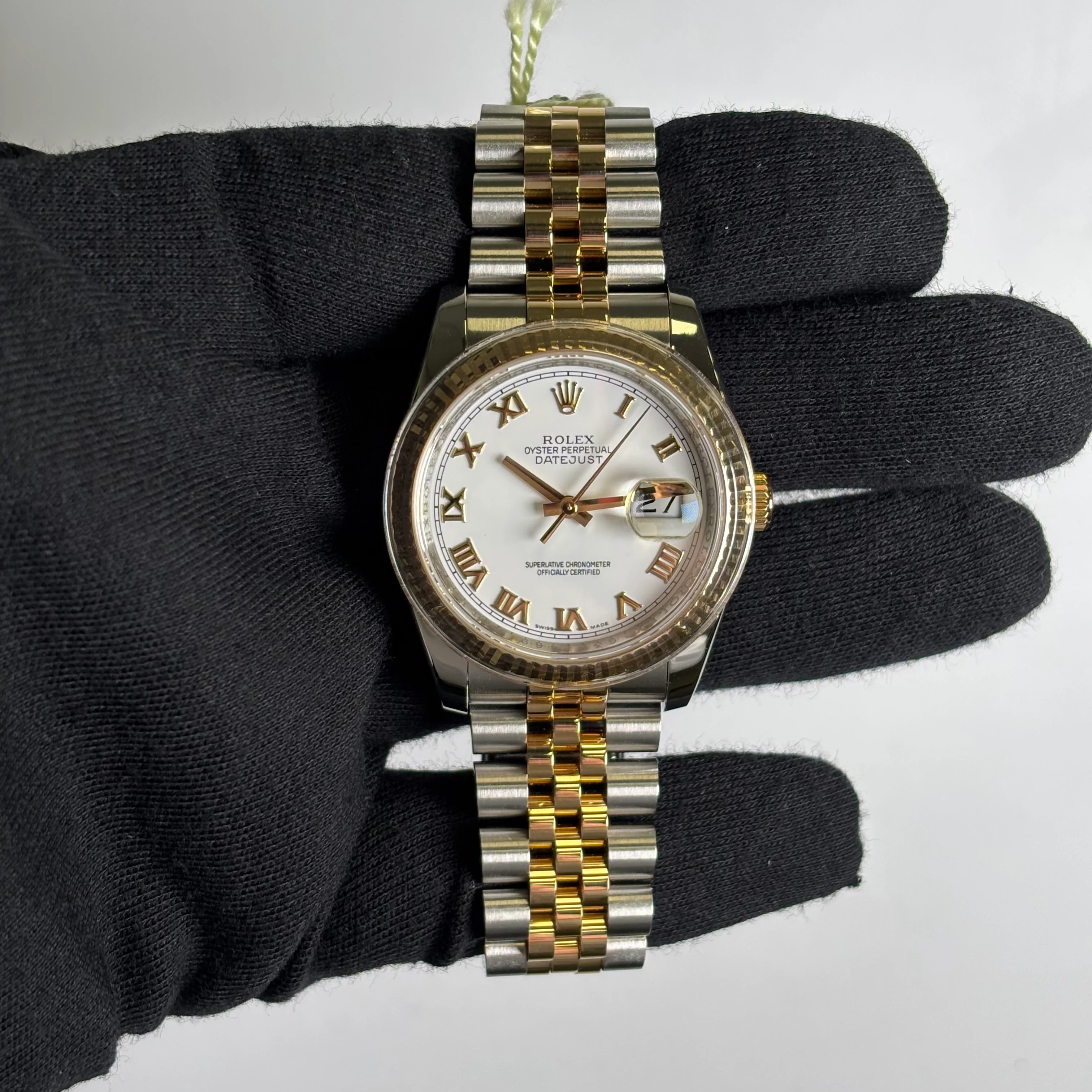 Rolex Datejust 36mm White Dial Watch Ref# 116233 - Image 2
