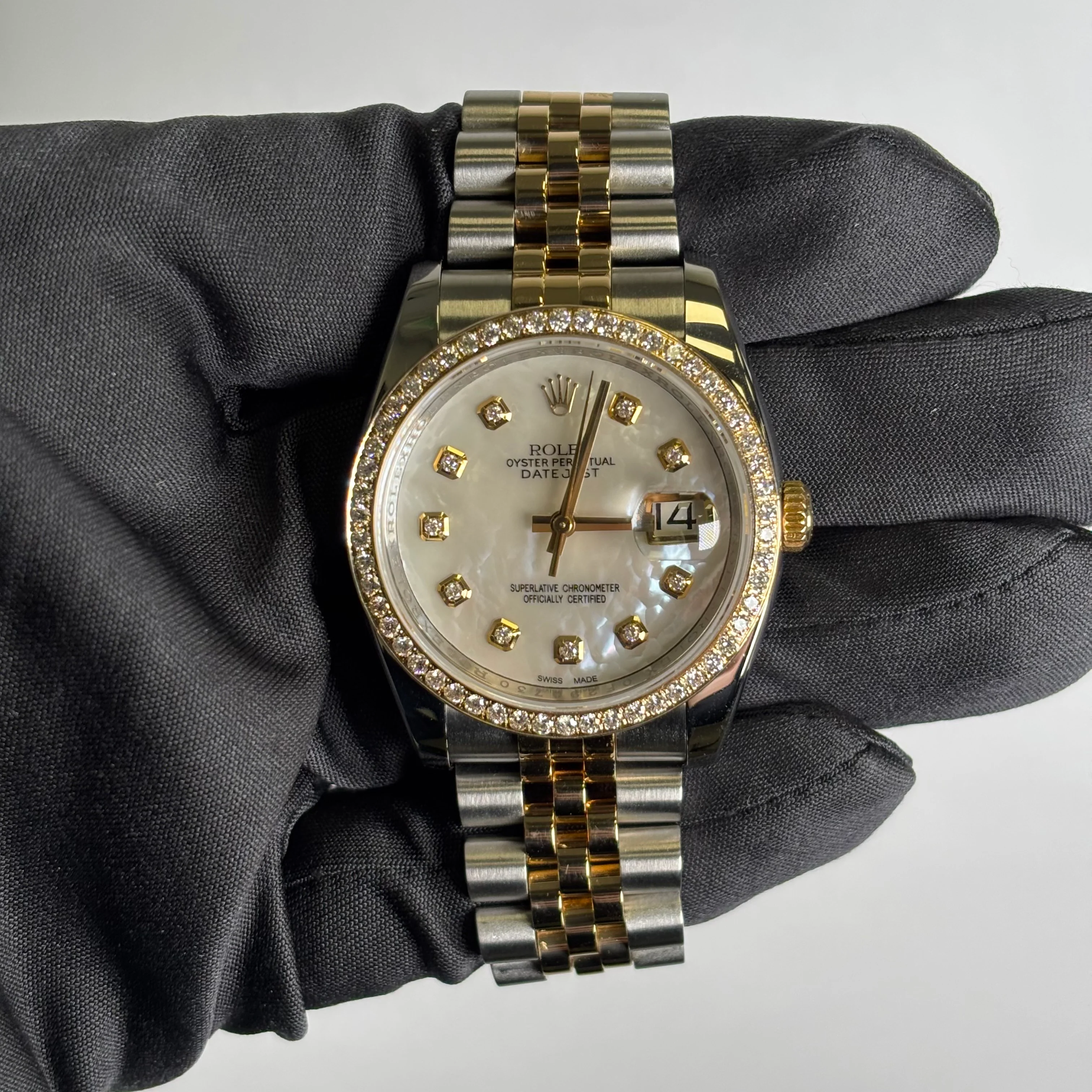 Rolex Datejust 36mm MOP Dial Watch Ref# 116233 - Image 2