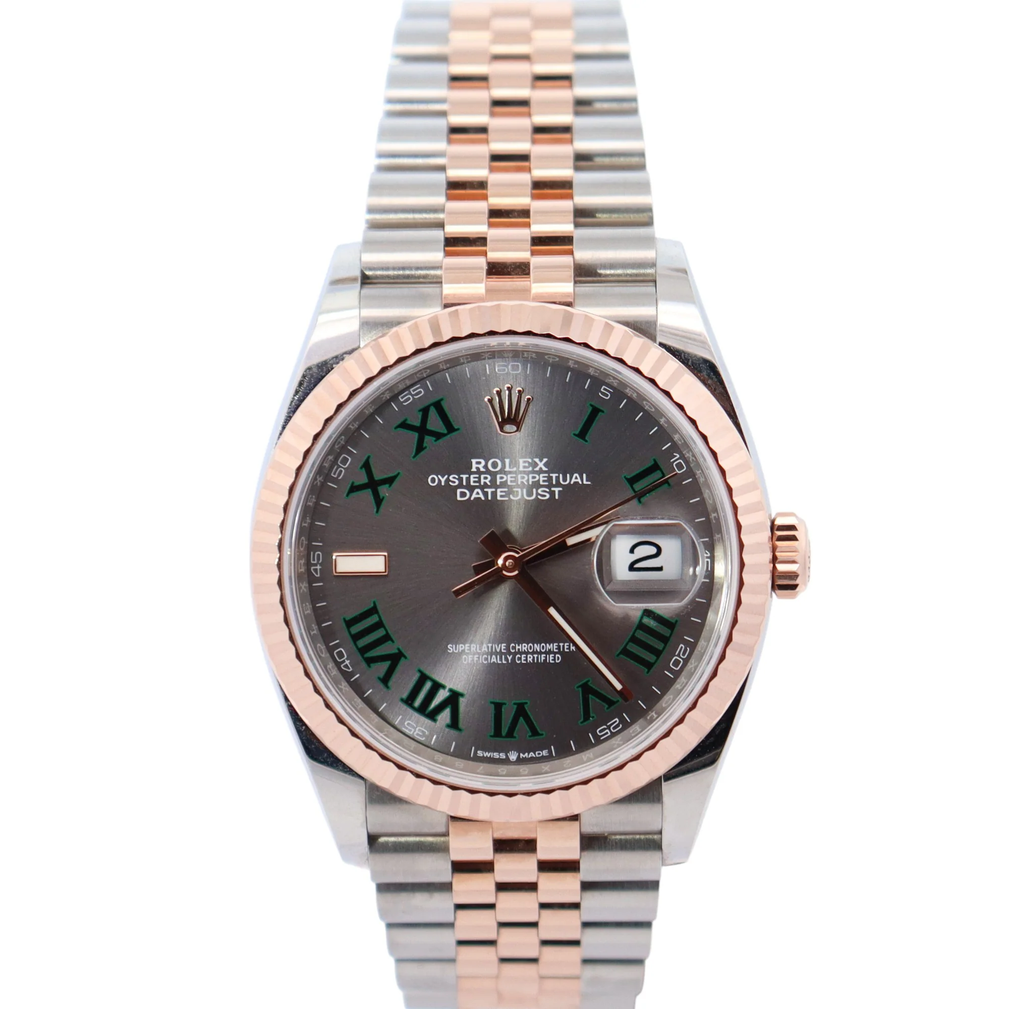 Rolex Datejust 36mm Wimbledon Dial Watch Ref# 126231