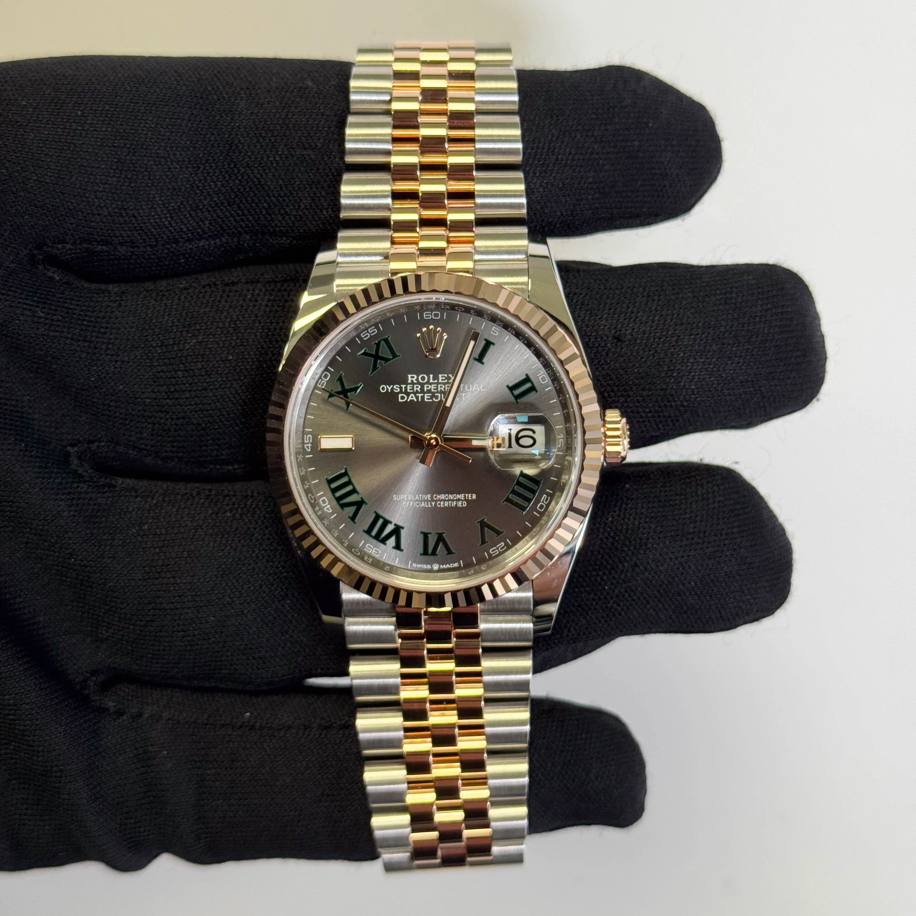Rolex Datejust 36mm Wimbledon Dial Watch Ref# 126231 - Image 2