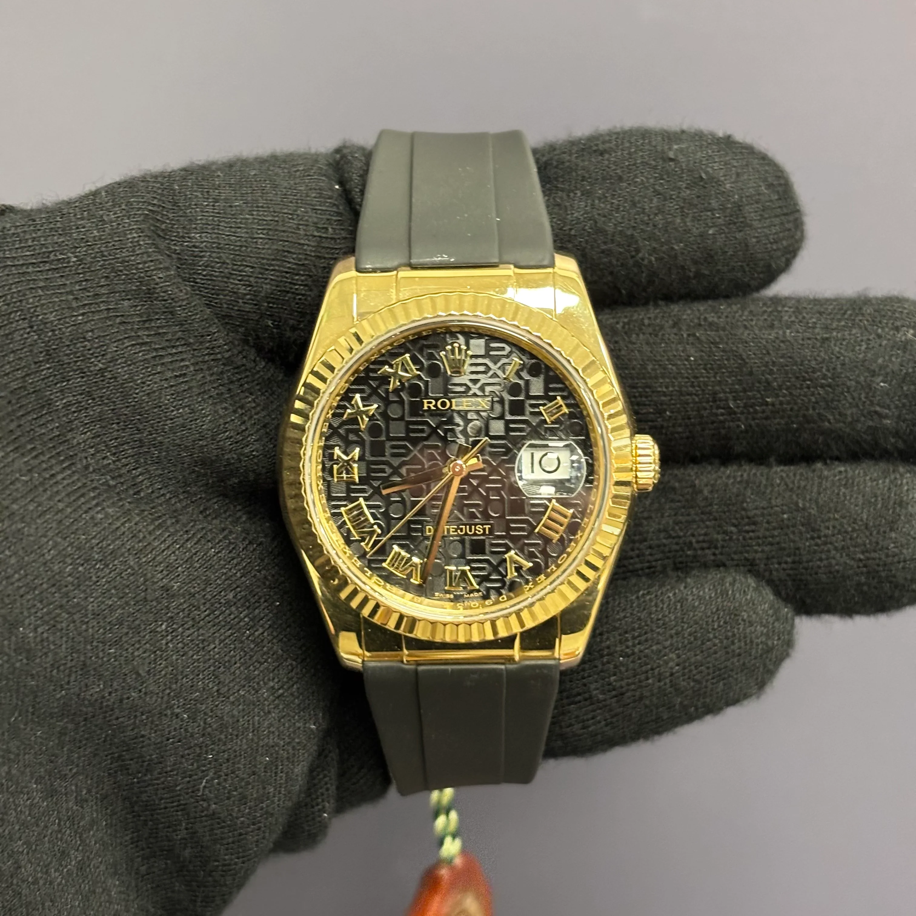 Rolex Datejust 36mm Black Dial Watch Ref# 116138 - Image 2