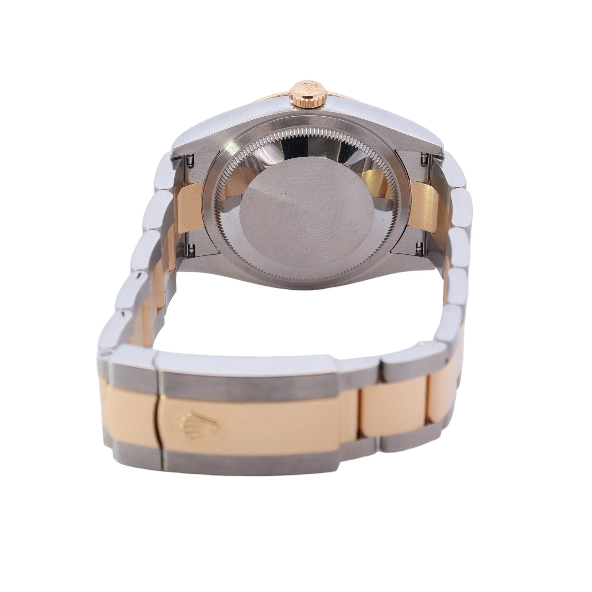 Rolex Datejust 36mm Yellow Gold & Stainless Steel Champagne Palm Stick Dial Watch Reference #: 126233 - Image 4