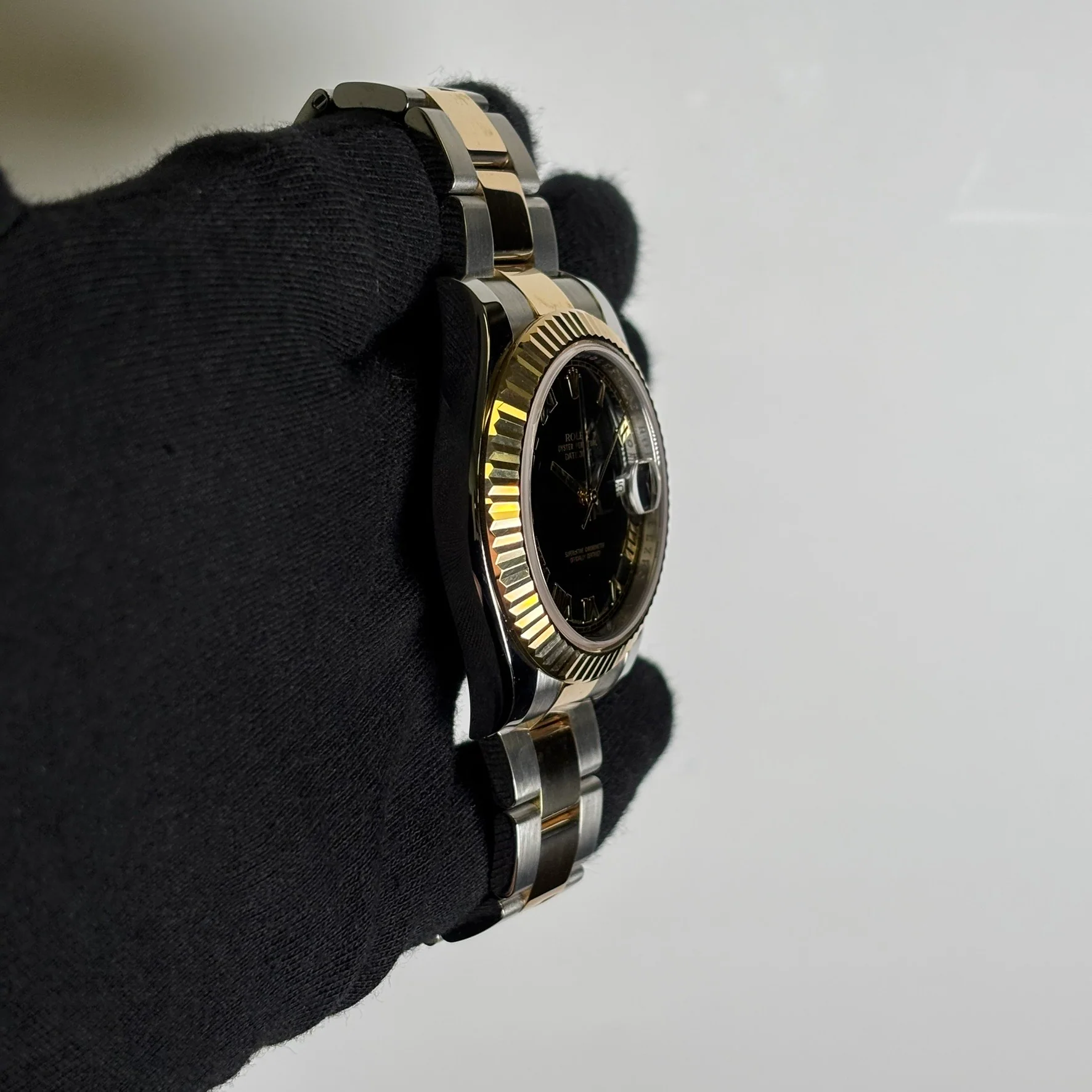 Rolex Datejust 41mm Black Dial Watch Ref# 116333 - Image 3