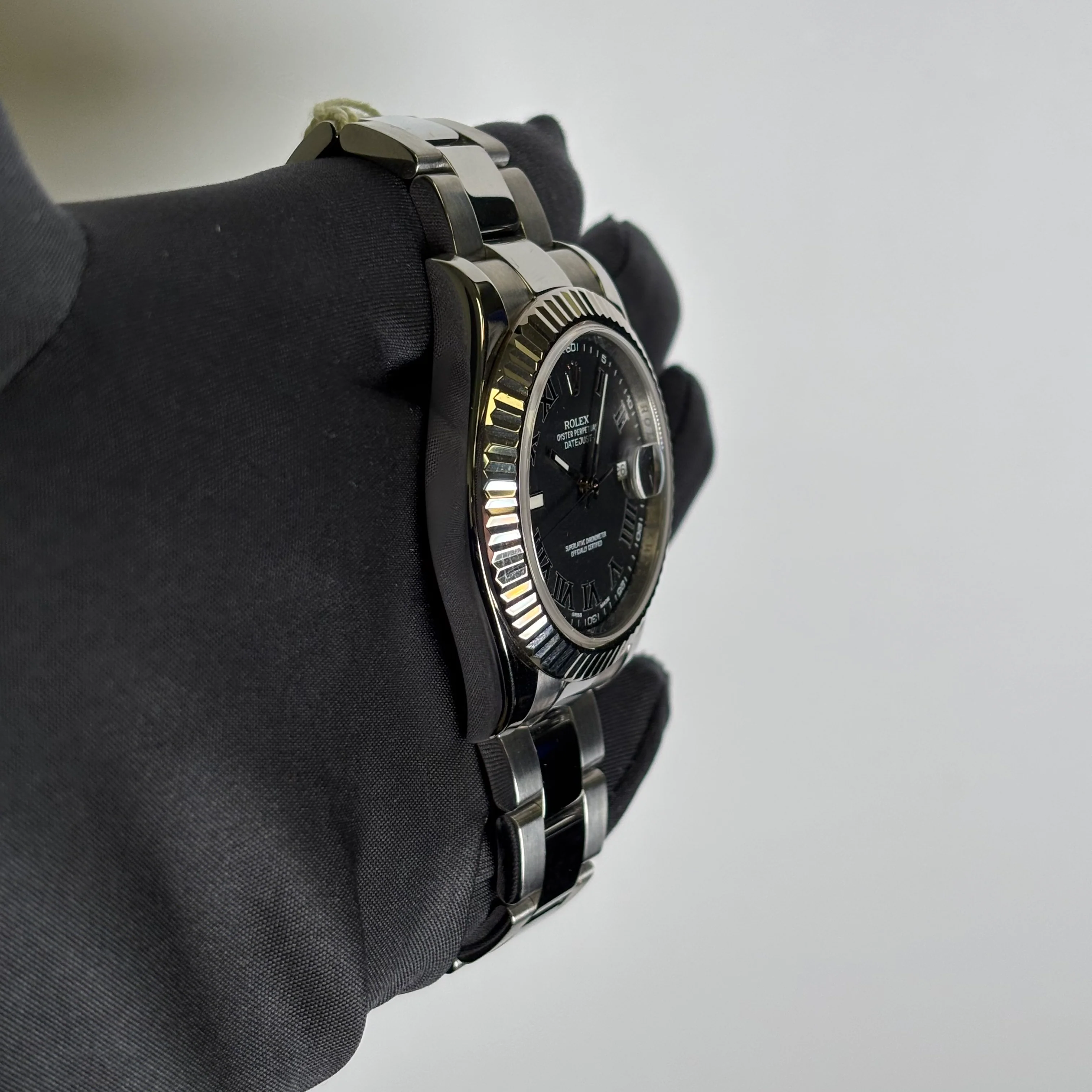 Rolex Datejust 41mm Black Dial Watch Ref# 116334 - Image 3