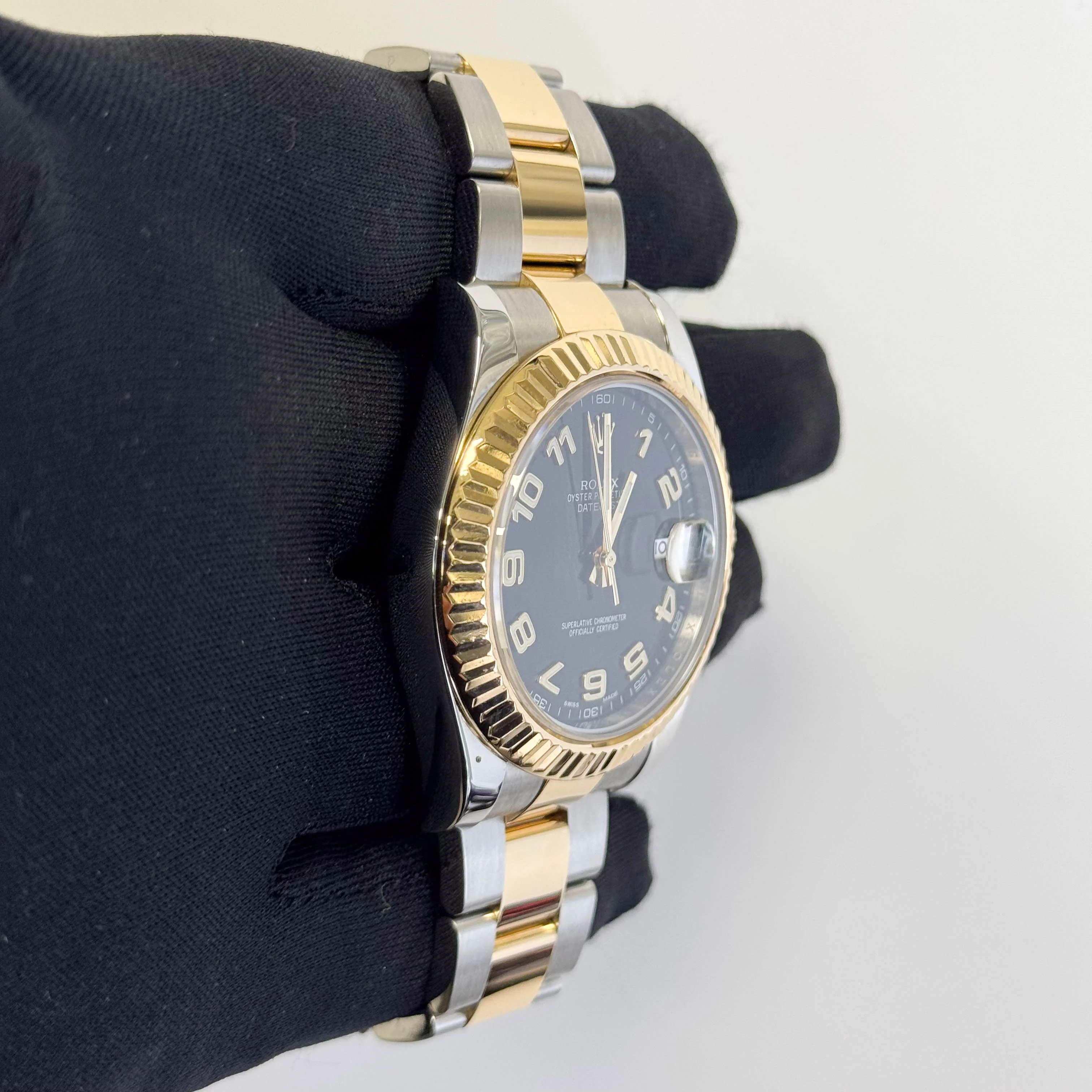 Rolex Datejust 41mm Black Dial Watch Ref# 116333 - Image 3