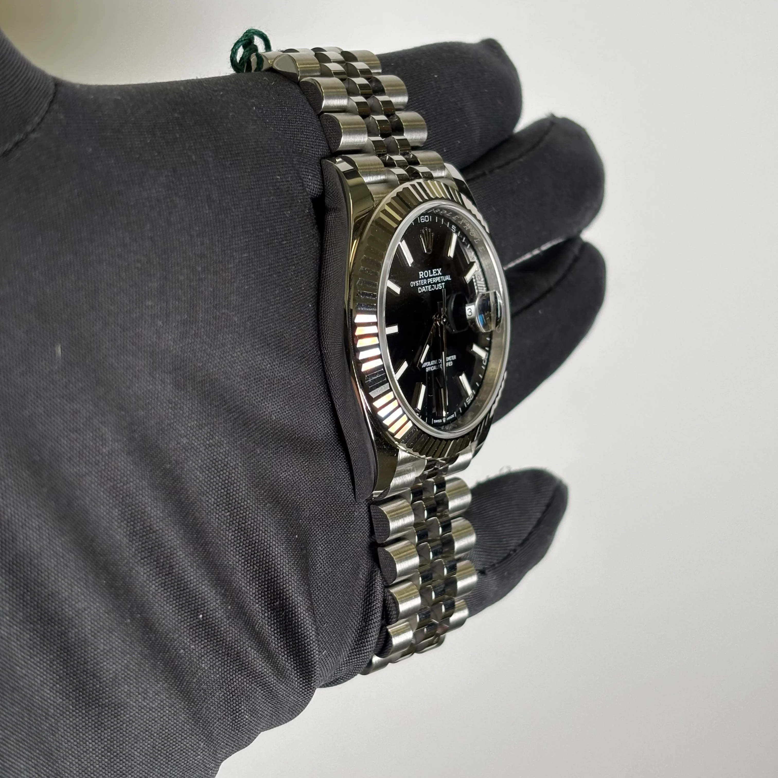 Rolex Datejust 41mm Black Dial Watch Ref# 126334 - Image 3