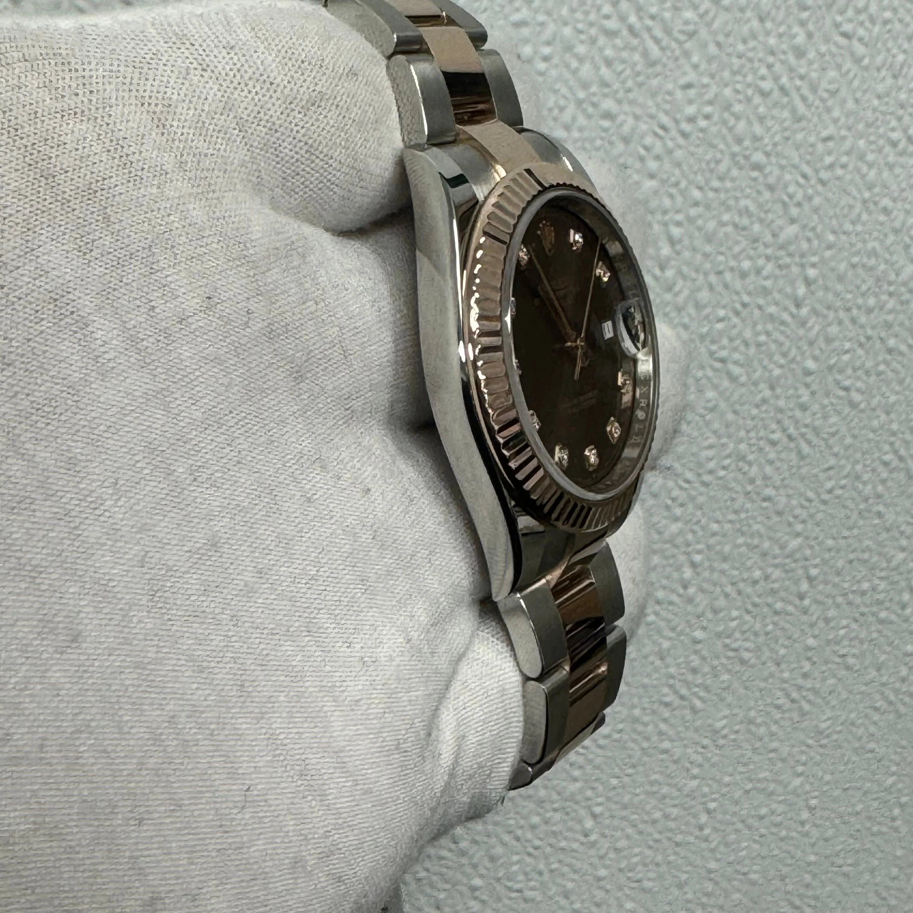 Rolex Datejust 41mm Brown Dial Watch Ref# 126331 - Image 3