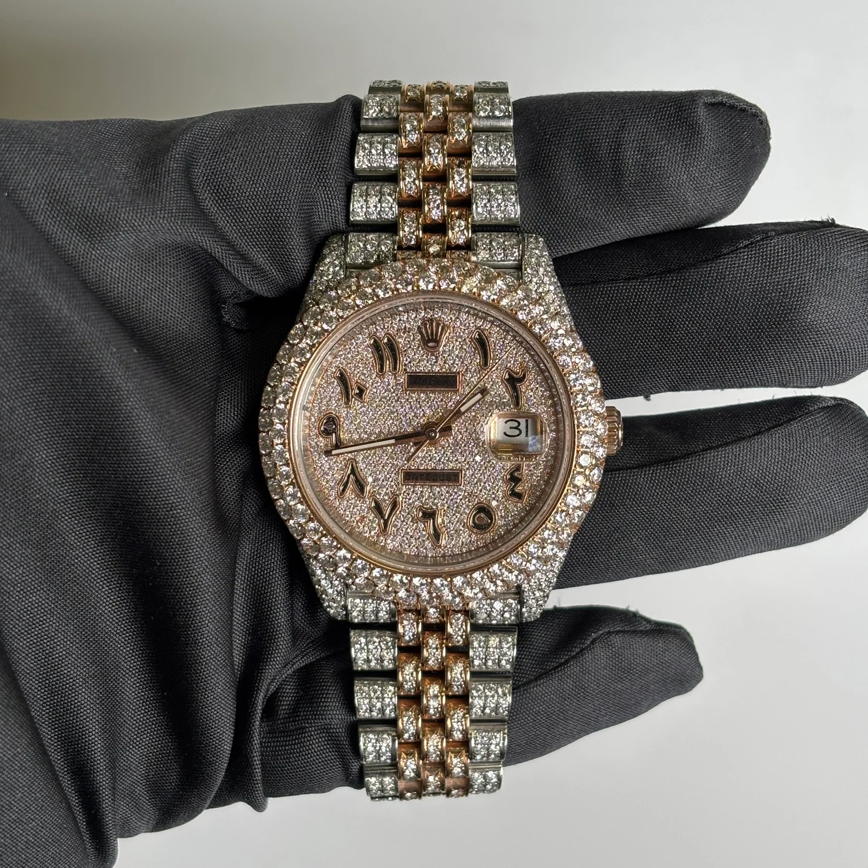 Rolex Datejust 41mm Pave Dial Watch Ref# 126331 - Image 2