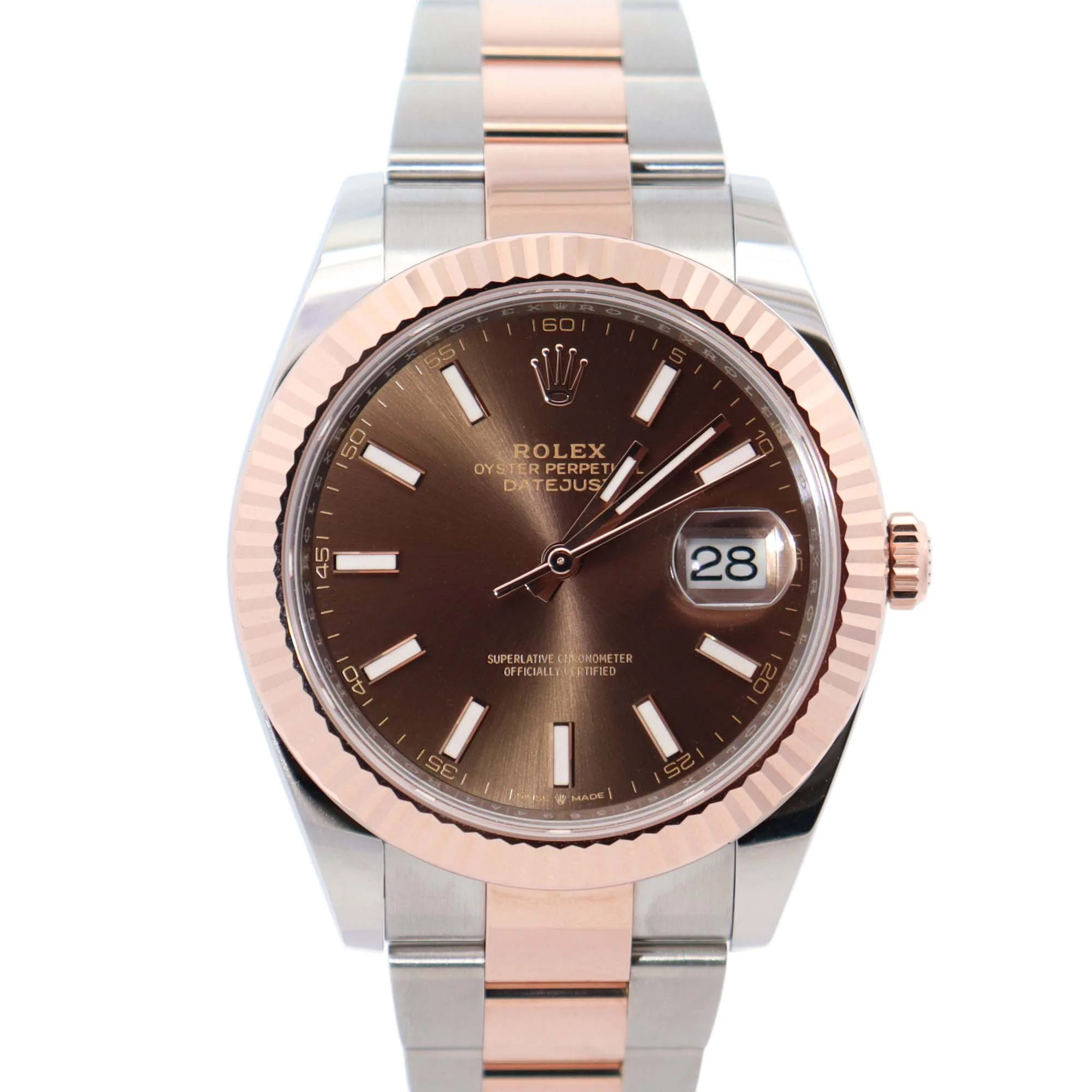 Rolex Datejust 41mm Chocolate Dial Watch Ref# 126331