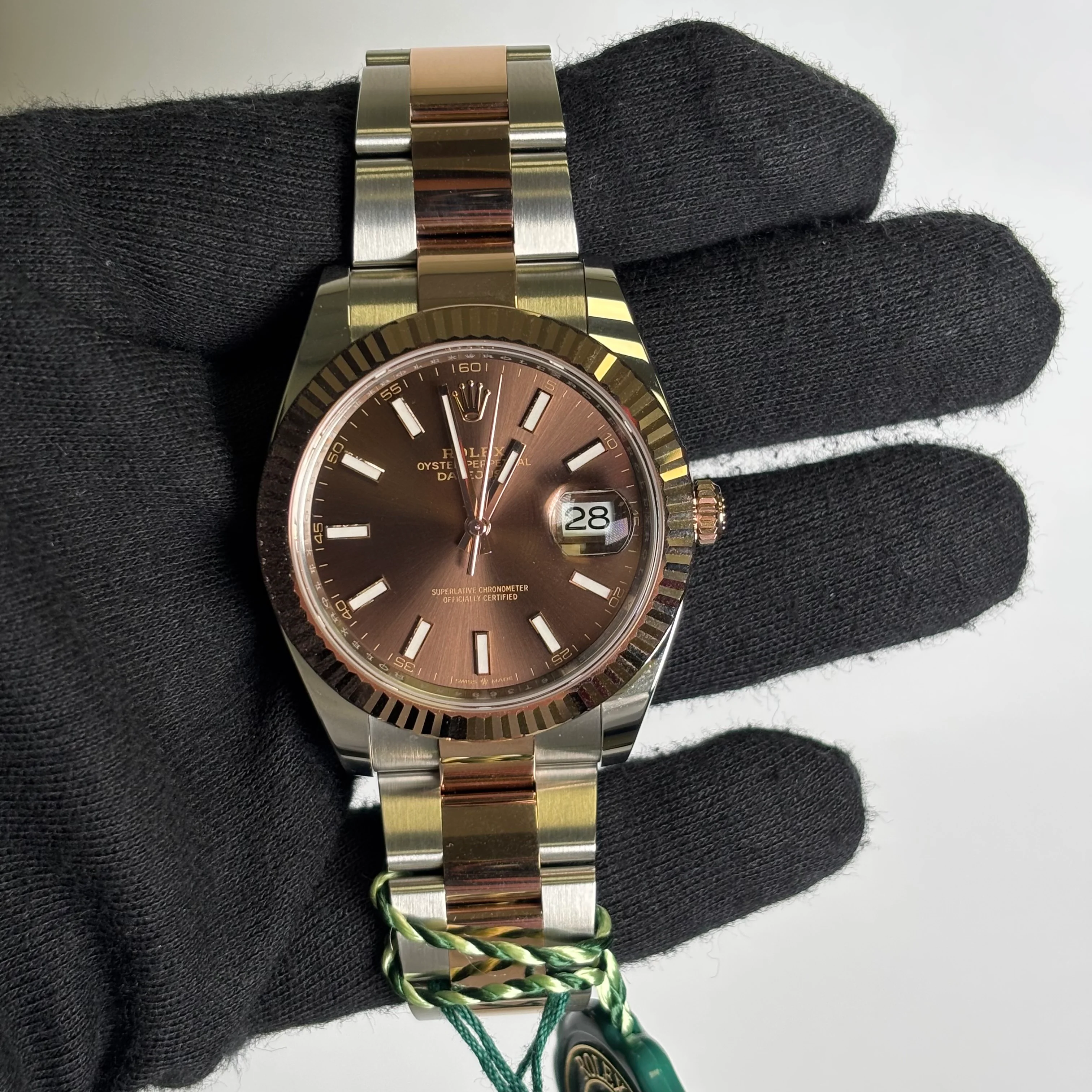 Rolex Datejust 41mm Chocolate Dial Watch Ref# 126331 - Image 2