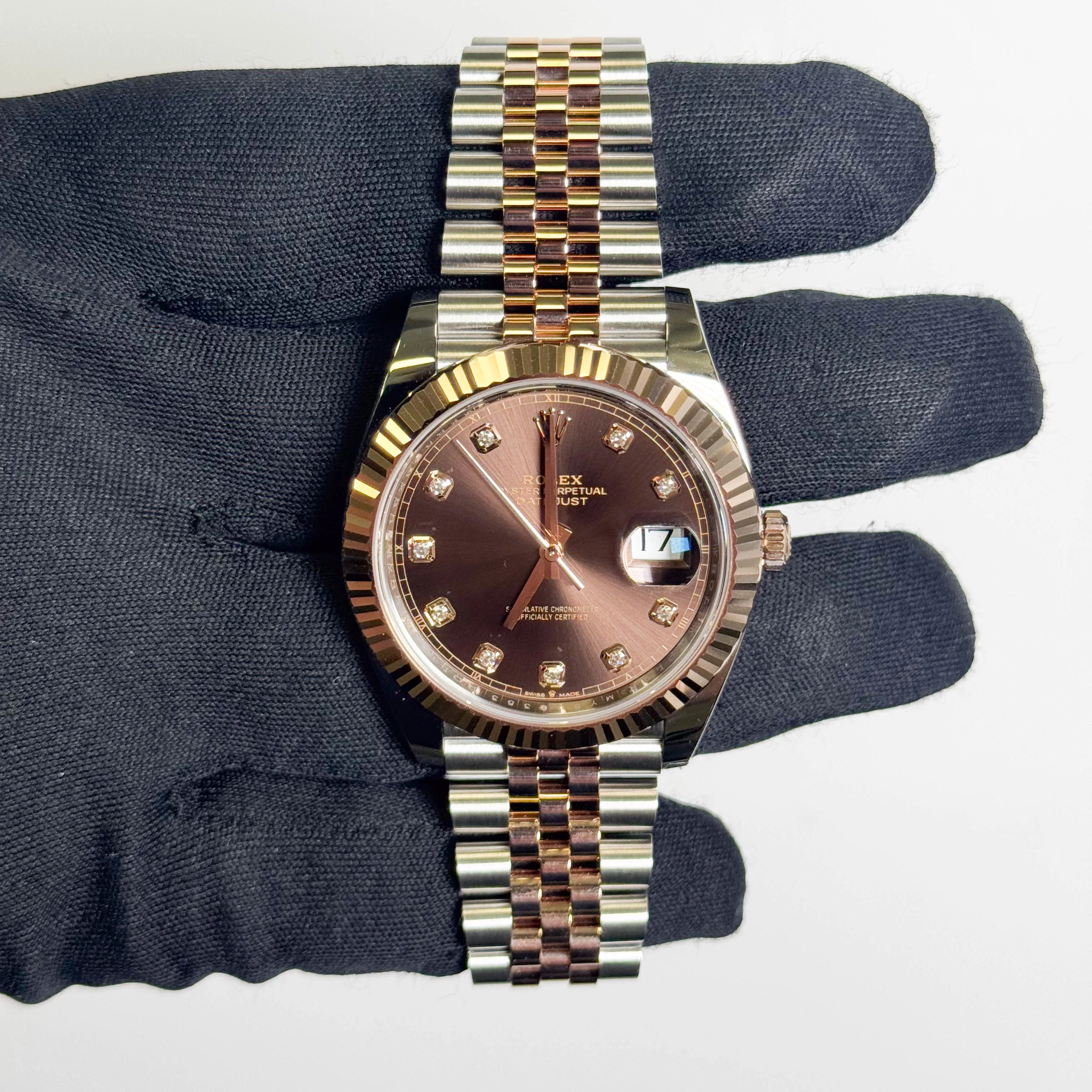 Rolex Datejust 41mm Chocolate Dial Watch Ref# 126331 - Image 2