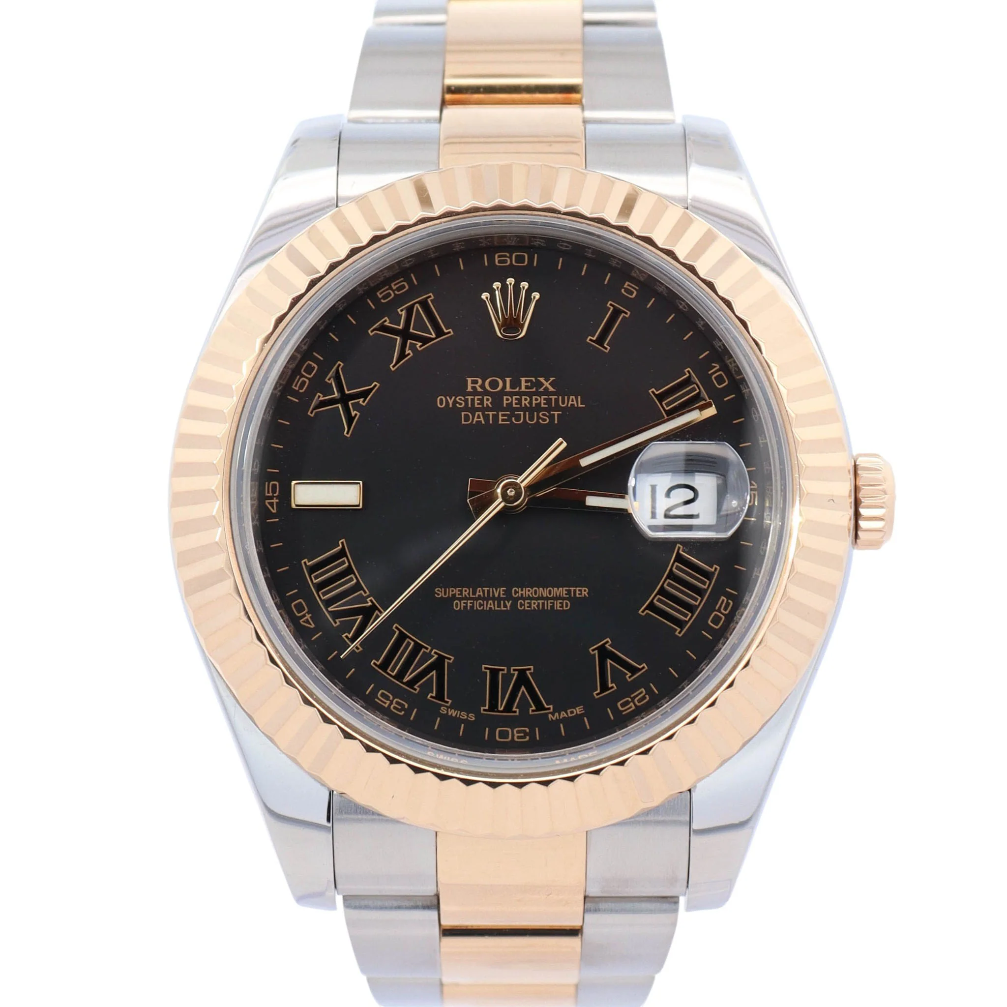 Rolex Datejust 41mm Dark Grey Dial Watch Ref# 126333