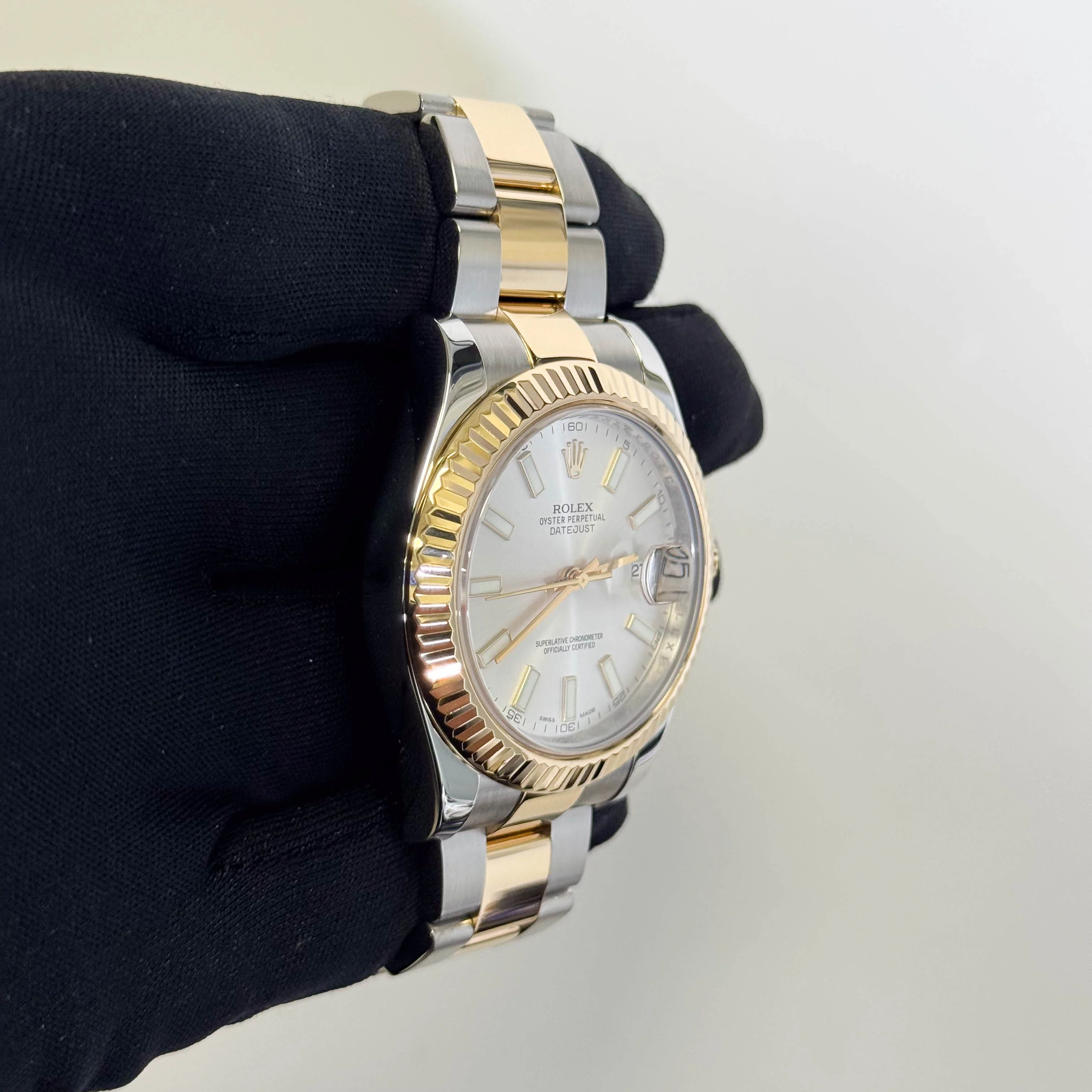 Rolex Datejust 41mm Ivory Dial Watch Ref# 116333 - Image 3