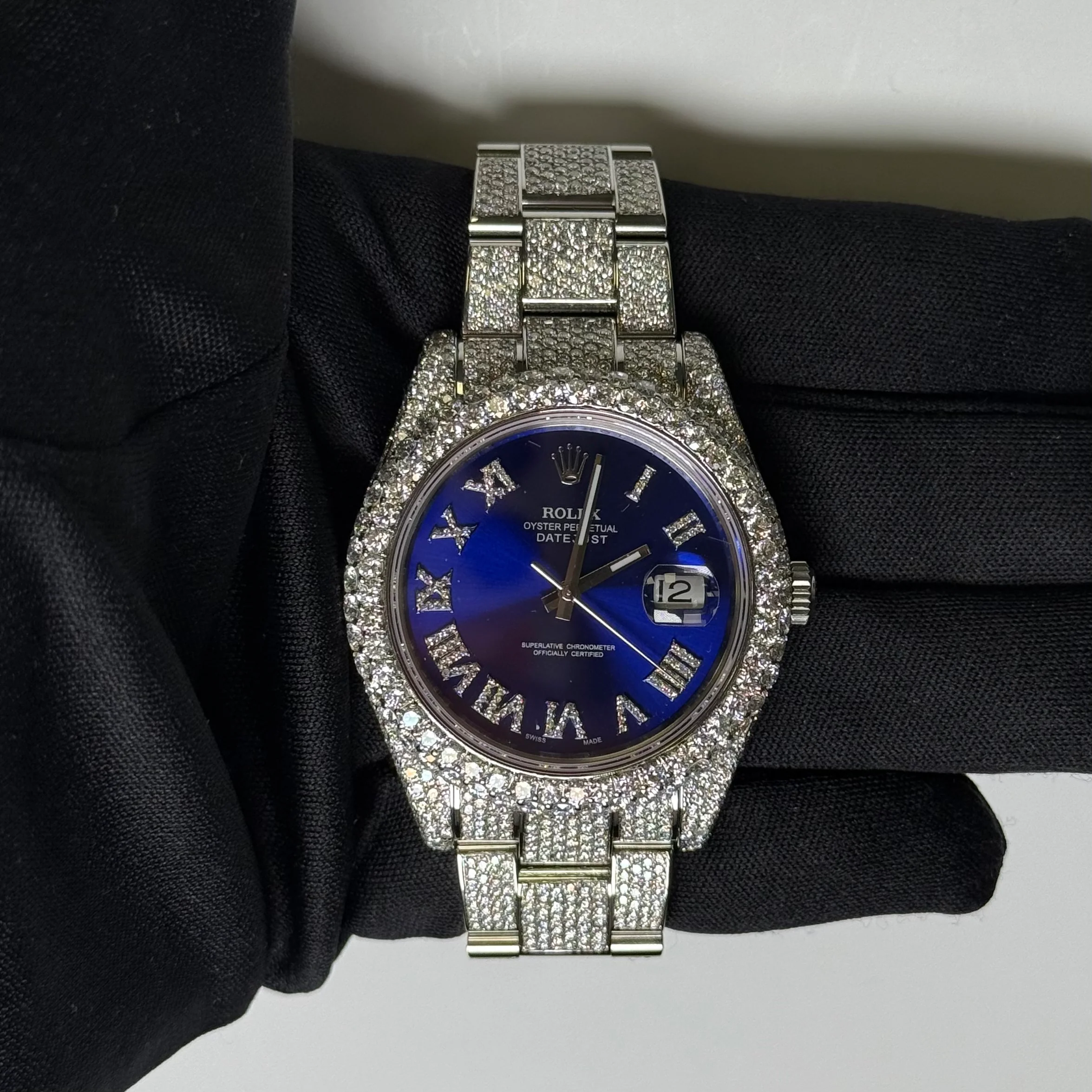 Rolex Datejust 41mm Pave Dial Watch Ref# 116300 - Image 2
