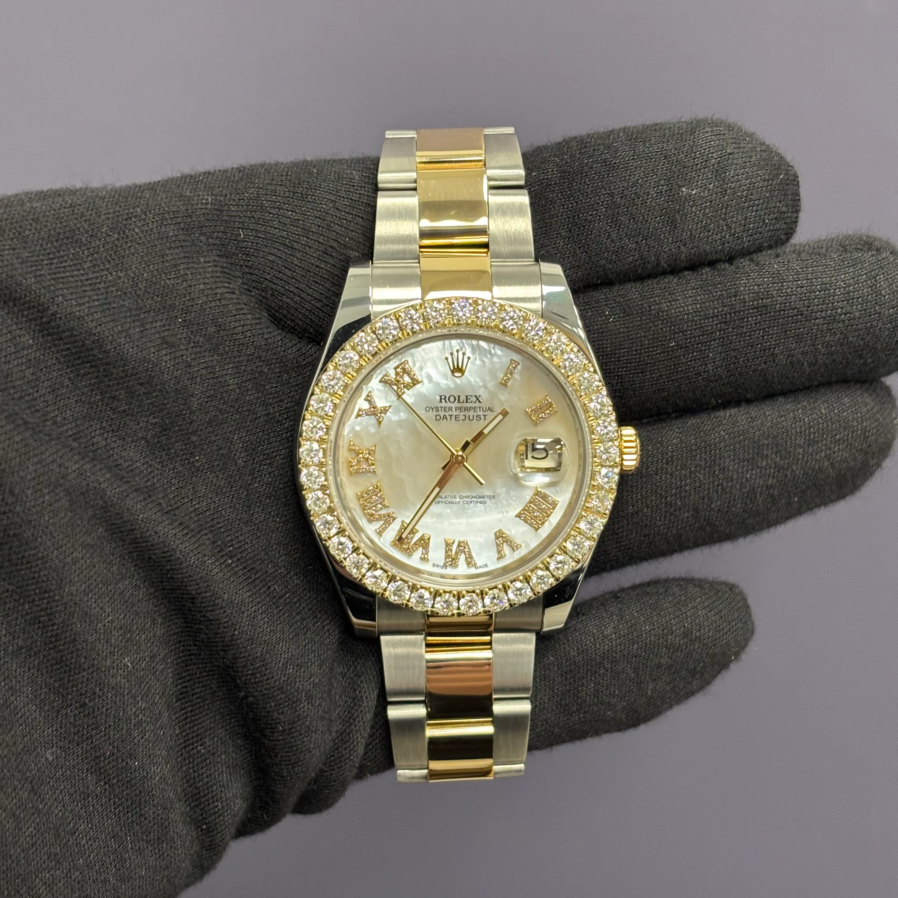 Rolex Datejust 41mm MOP Dial Watch Ref# 116333 - Image 2