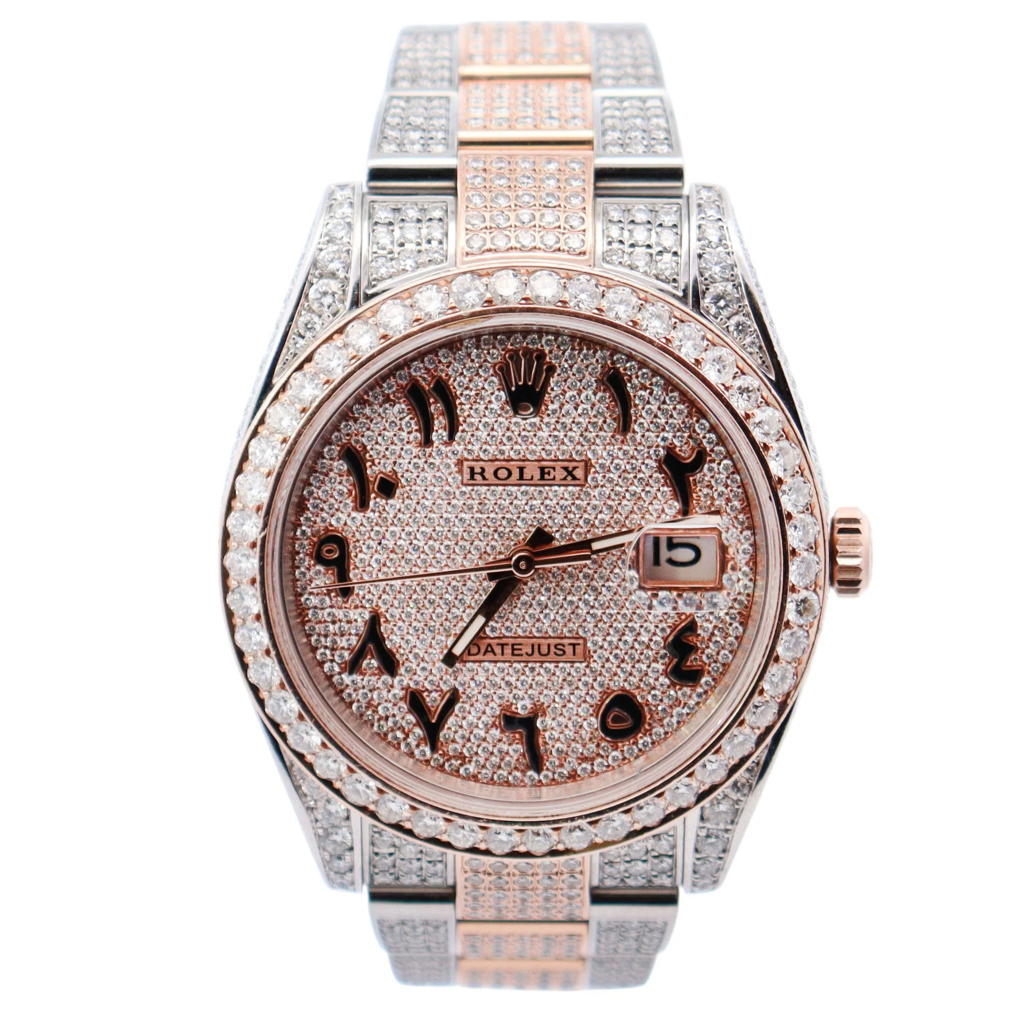 Rolex Datejust 41mm Pave Dial Watch Ref# 126331