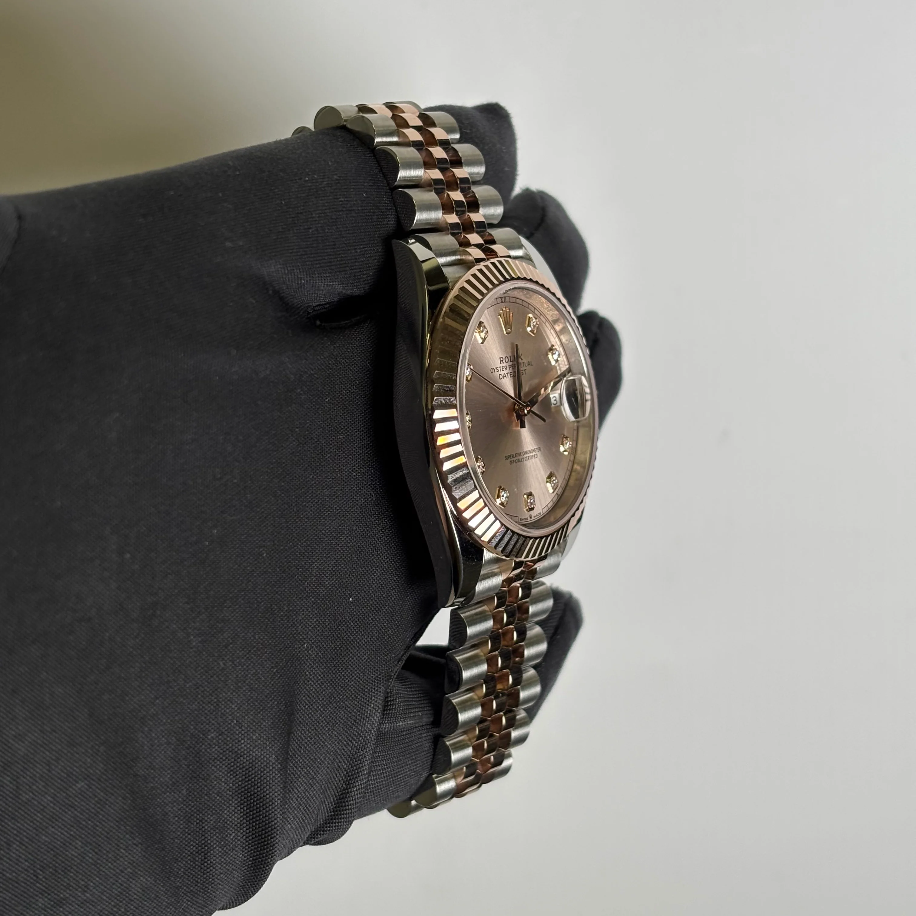 Rolex Datejust 41mm Pink Dial Watch Ref# 126331 - Image 3