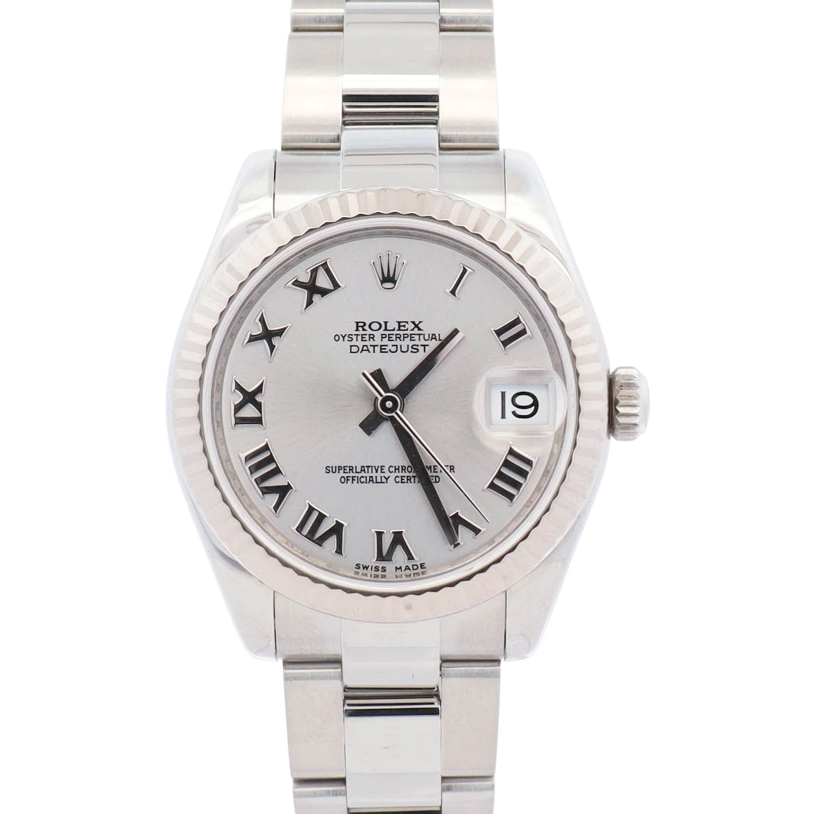 Rolex Datejust Stainless Steel 31mm Silver Dial Watch Ref# 178274