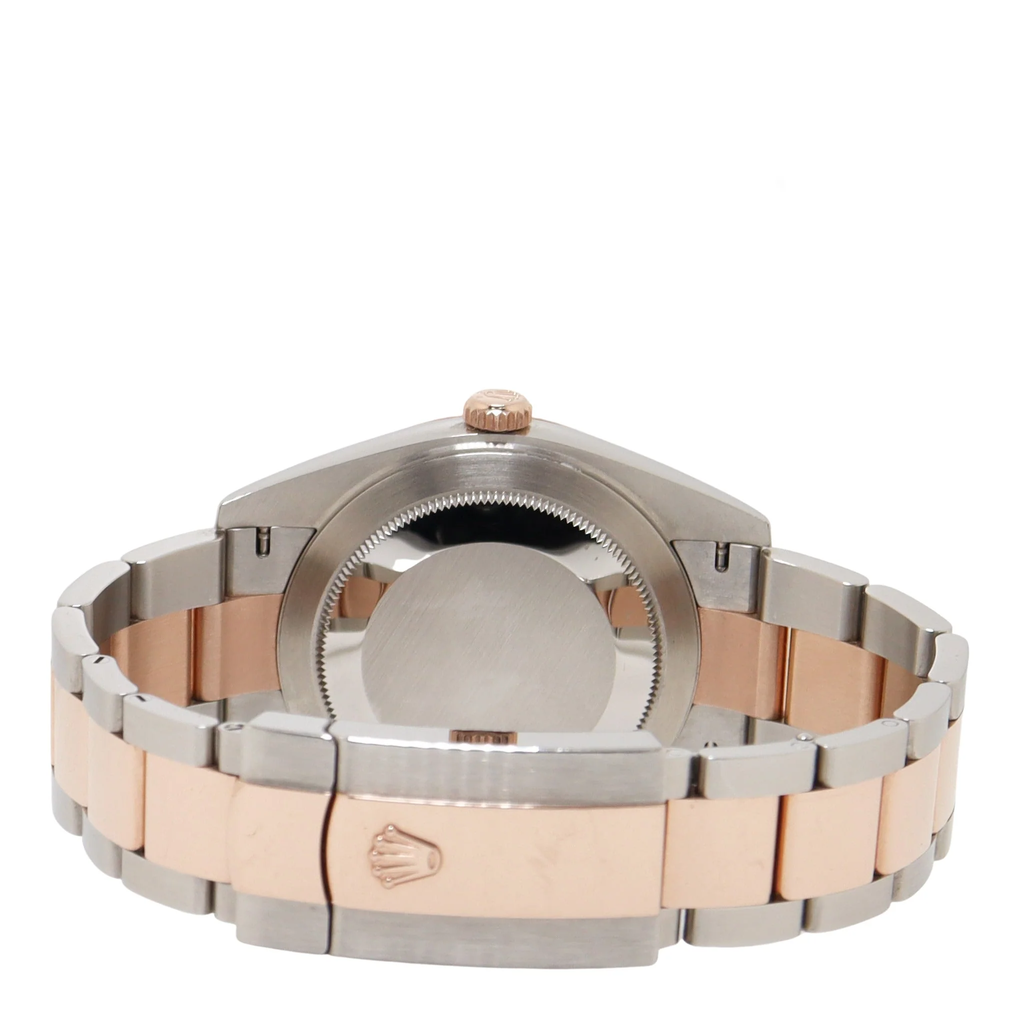 Rolex Datejust Two-Tone 41mm Stainless Steel Rose Gold Slate Roman Dial Watch Reference #: 126331 - Image 4