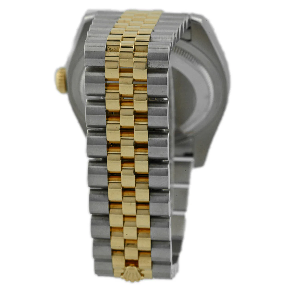 Rolex Datejust Two-Tone Stainless Steel & Yellow Gold 36mm Champagne Stick Dial Watch Reference #: 116233 - Image 3