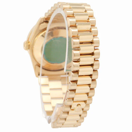 Rolex Datejust Yellow Gold 31mm White MOP Diamond Dial Watch Ref# 68278 - Image 3