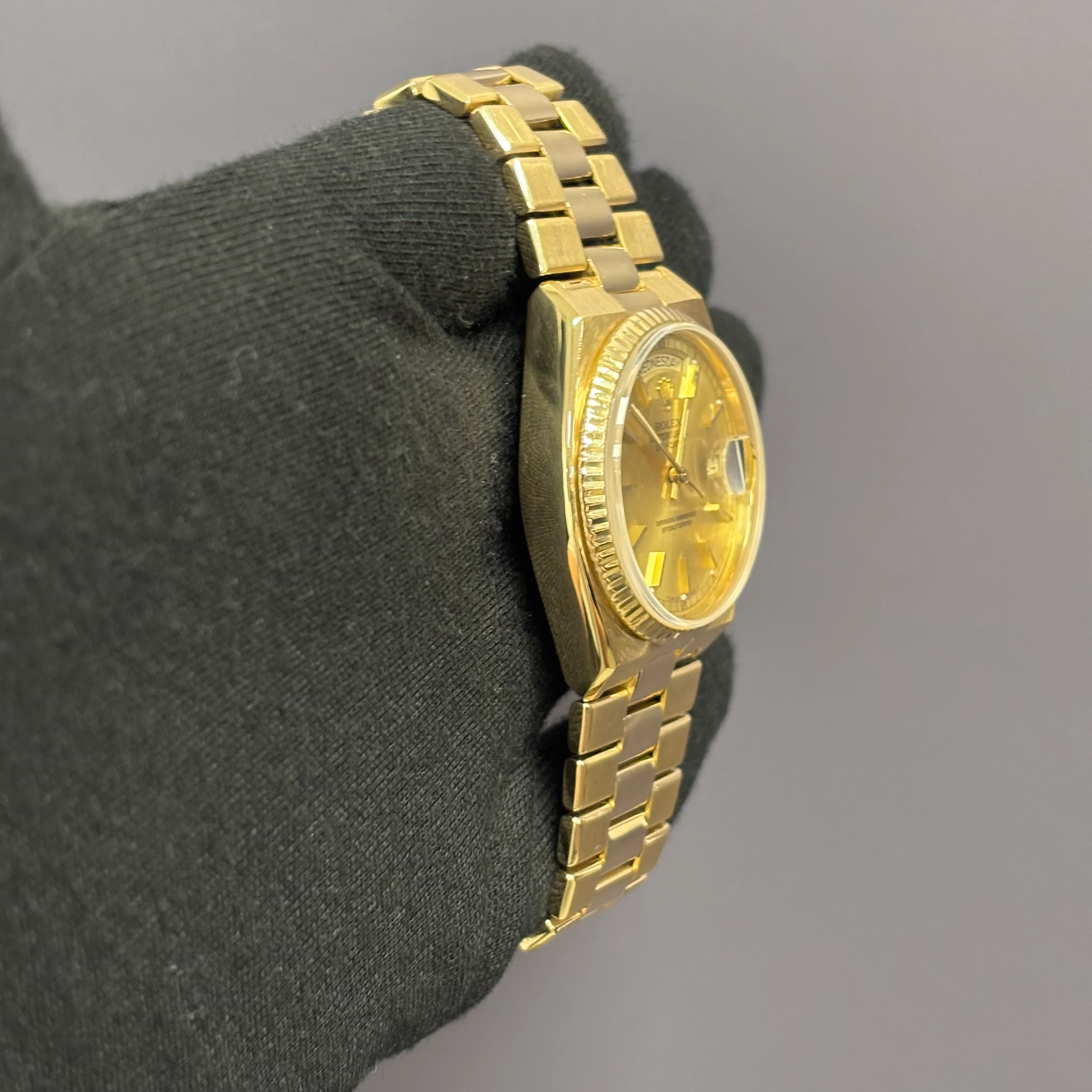 Rolex Day-Date 36mm Champagne Dial Watch Ref# 19018 - Image 3