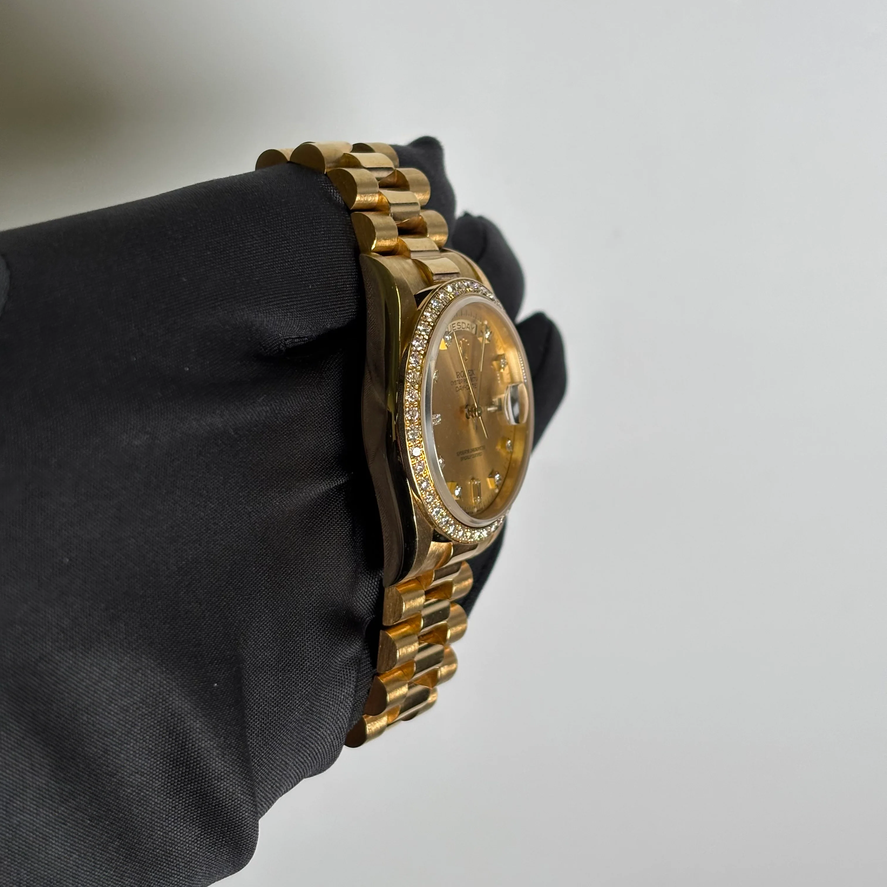 Rolex Day-Date 36mm Champagne Dial Watch Ref# 18348 - Image 3