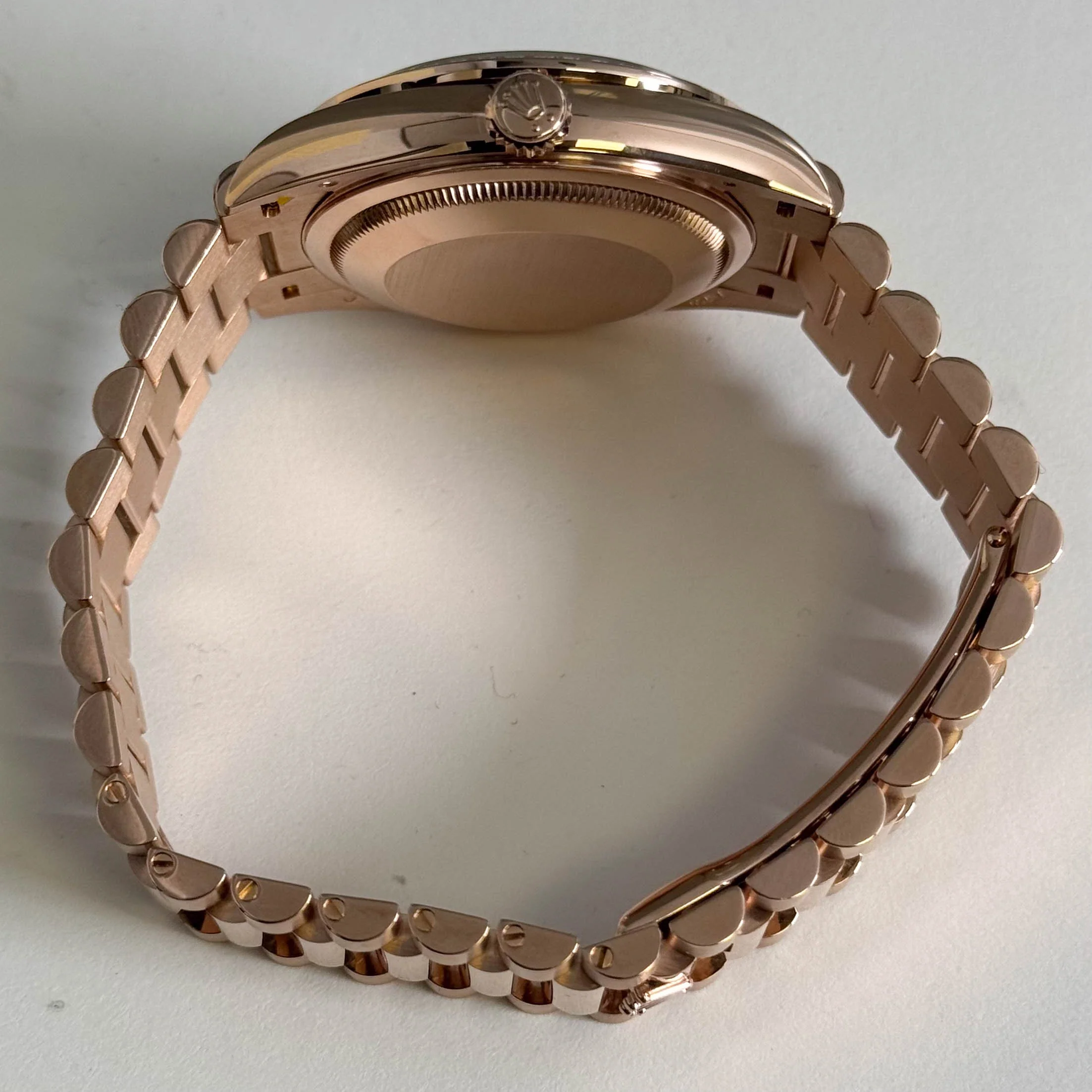 Rolex Day-Date 36mm Iced Out Dial Watch Ref# 128348RBR - Image 5