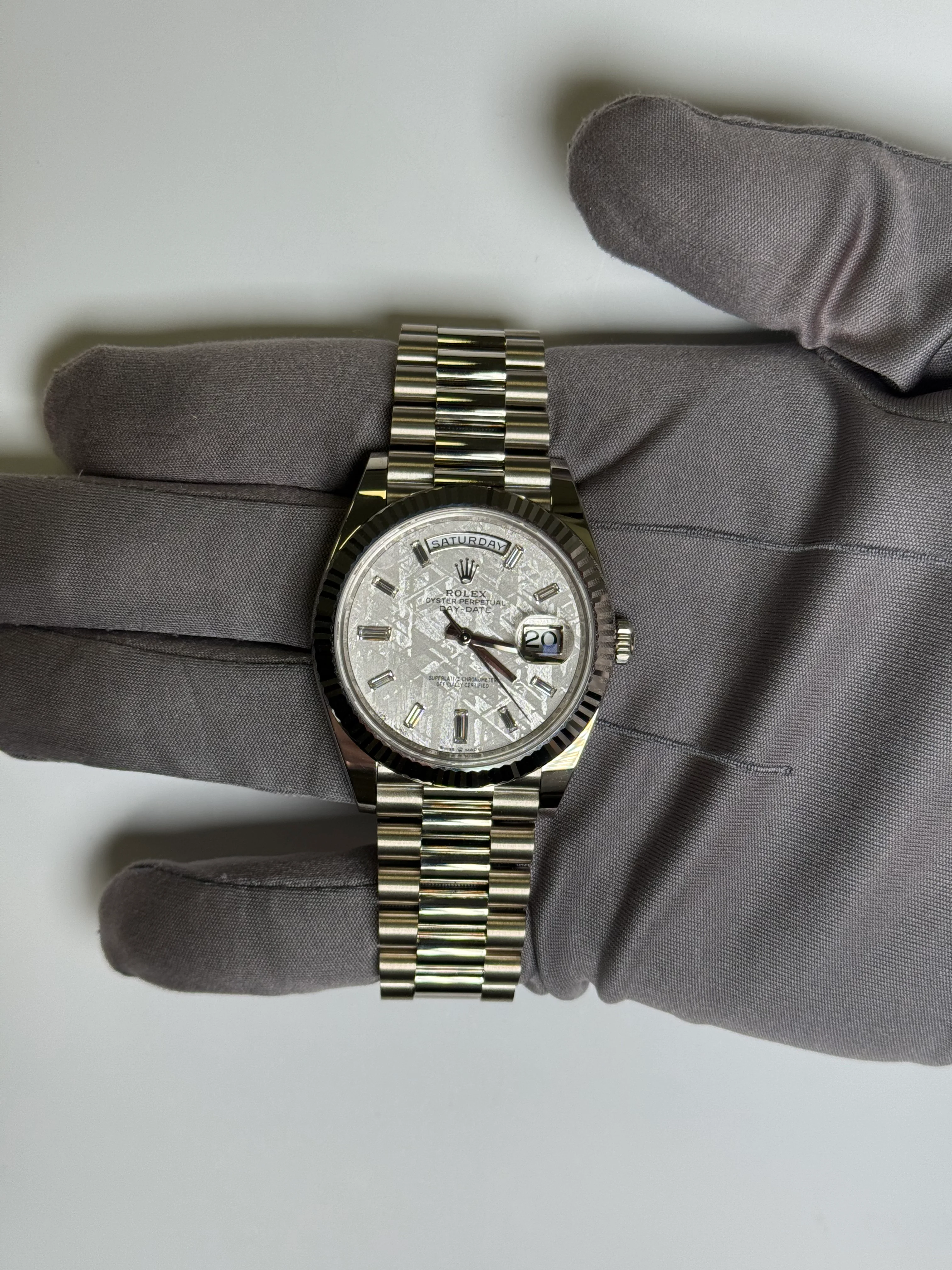 Rolex Day-Date 40mm Meteorite Dial Watch Ref# 228239 - Image 2