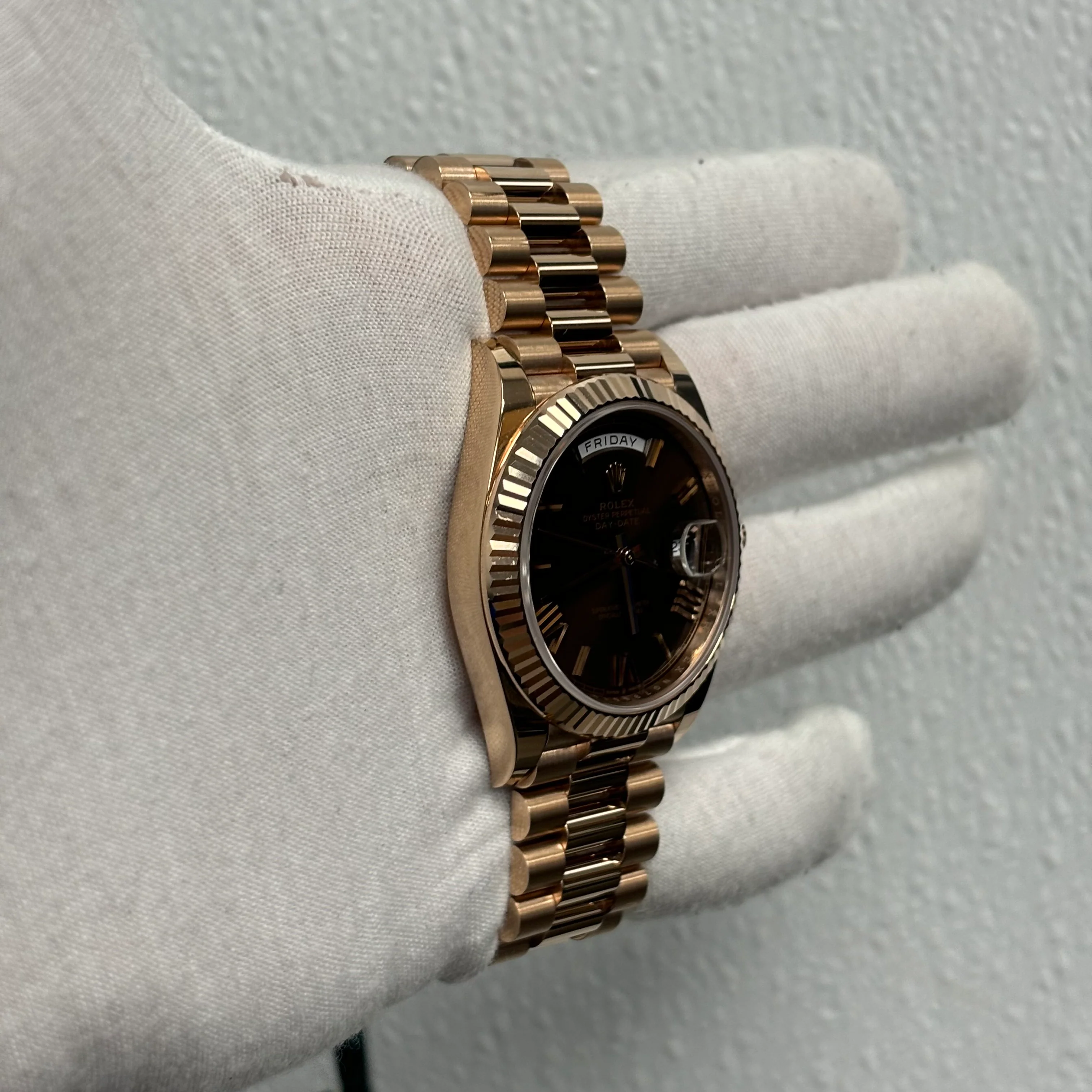 Rolex Day-Date 40mm Chocolate Ref# 228235 - Image 3