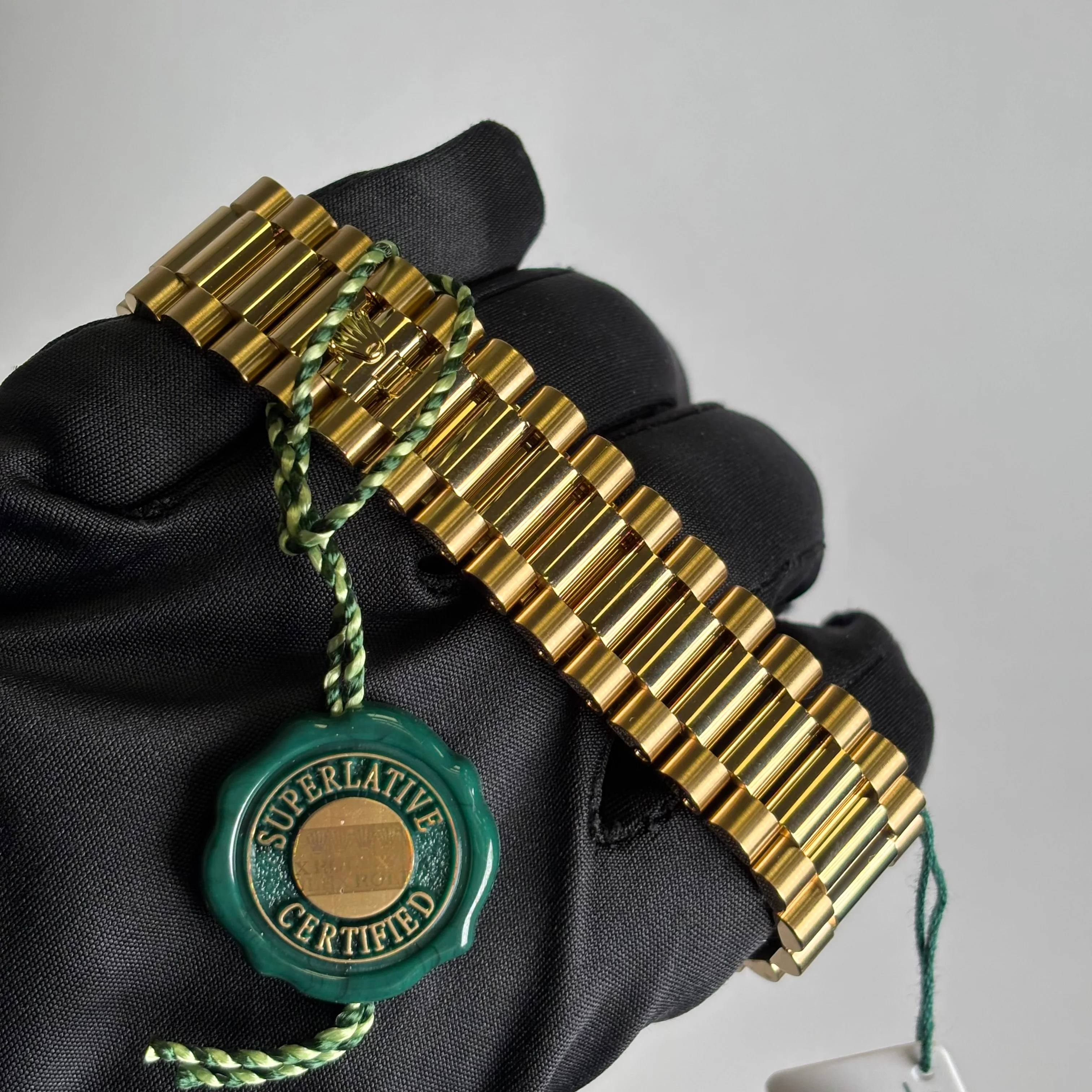 Rolex Day-Date 40mm Green Dial Watch Ref# 228238 - Image 4