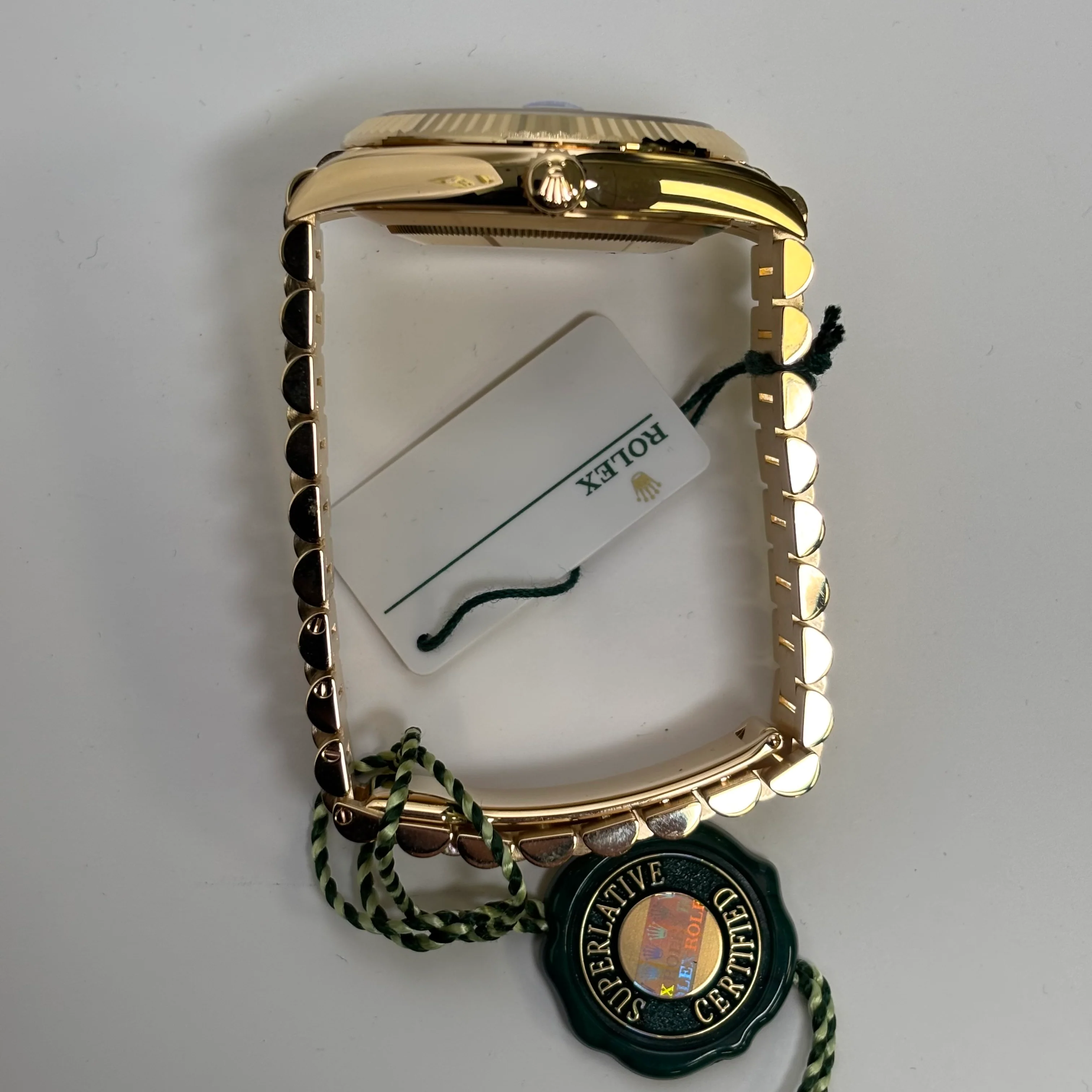 Rolex Day-Date 40mm Green Dial Watch Ref# 228238 - Image 5