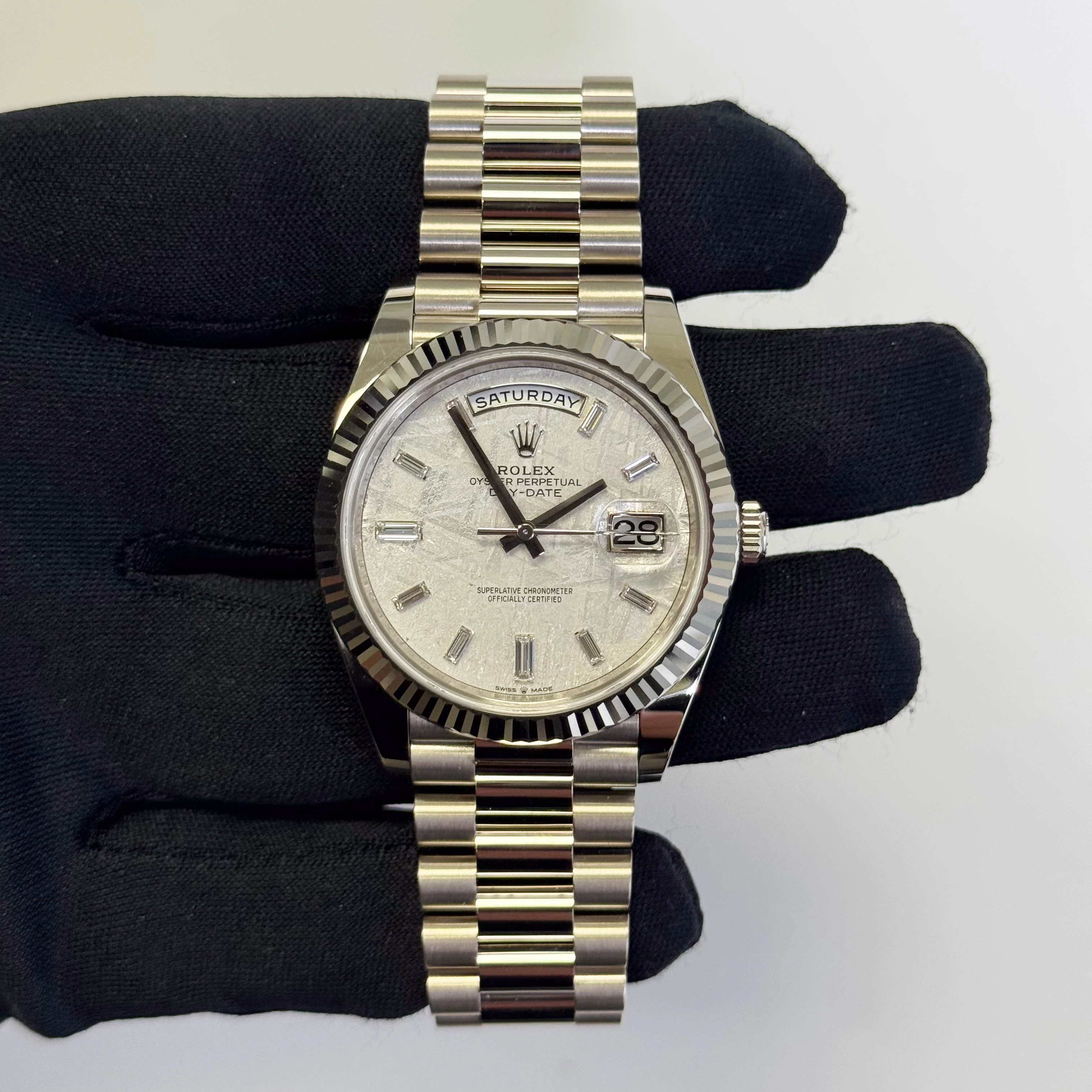 Rolex Day-Date 40mm Meteorite Dial Watch Ref# 228239 - Image 2