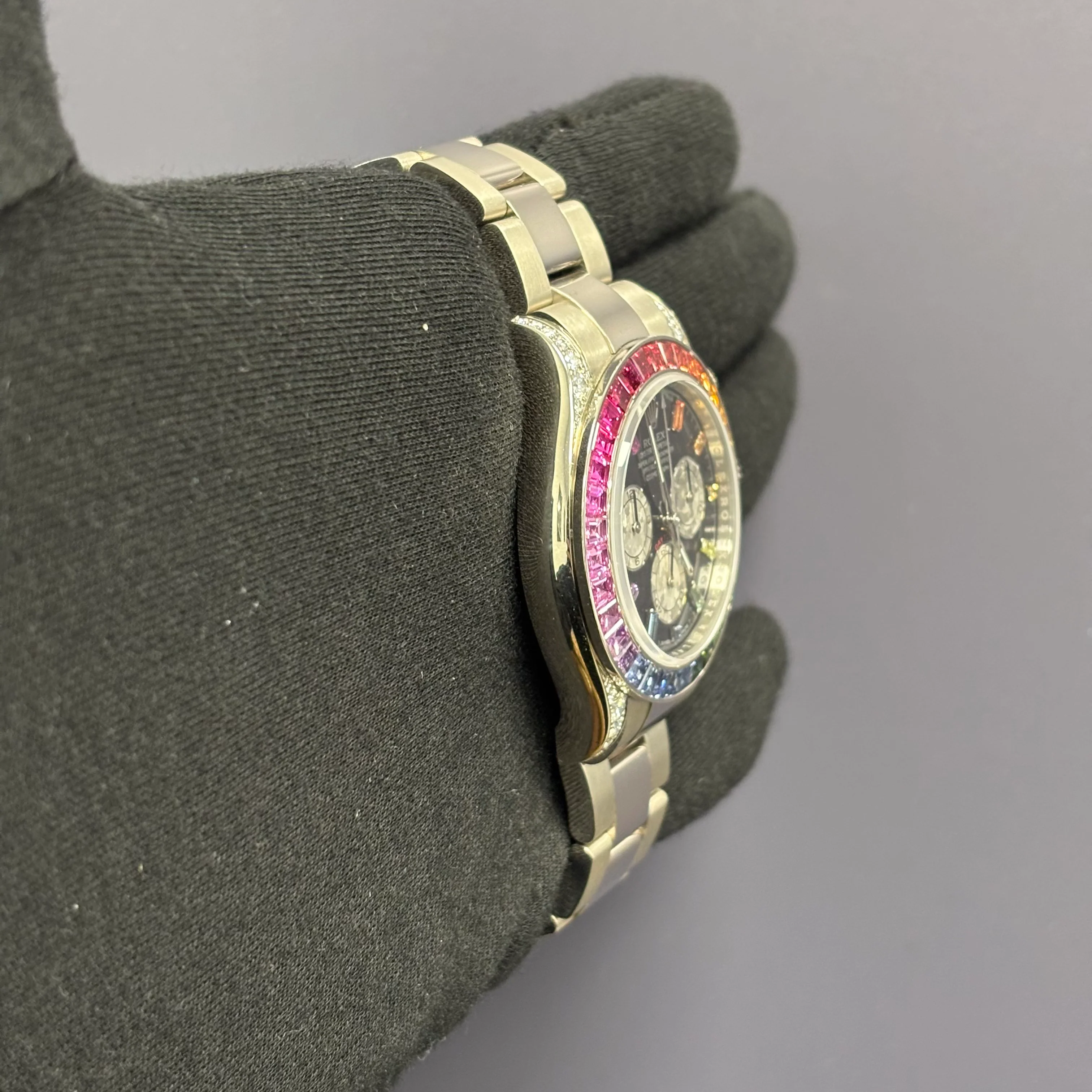 Rolex Daytona 40mm Black Dial Watch Ref# 116599RBOW - Image 3