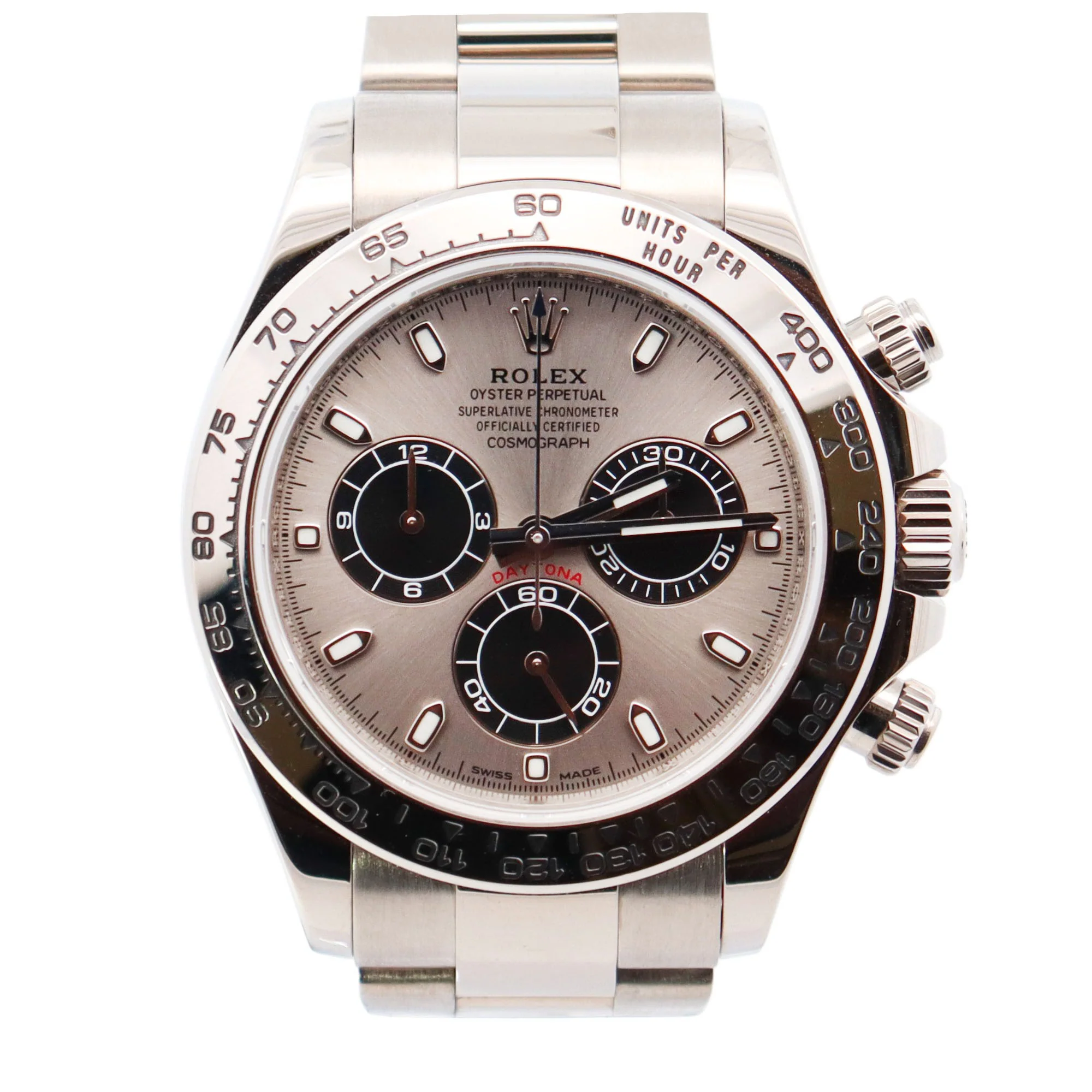 Rolex Daytona 40mm Silver Dial Watch Ref# 116509