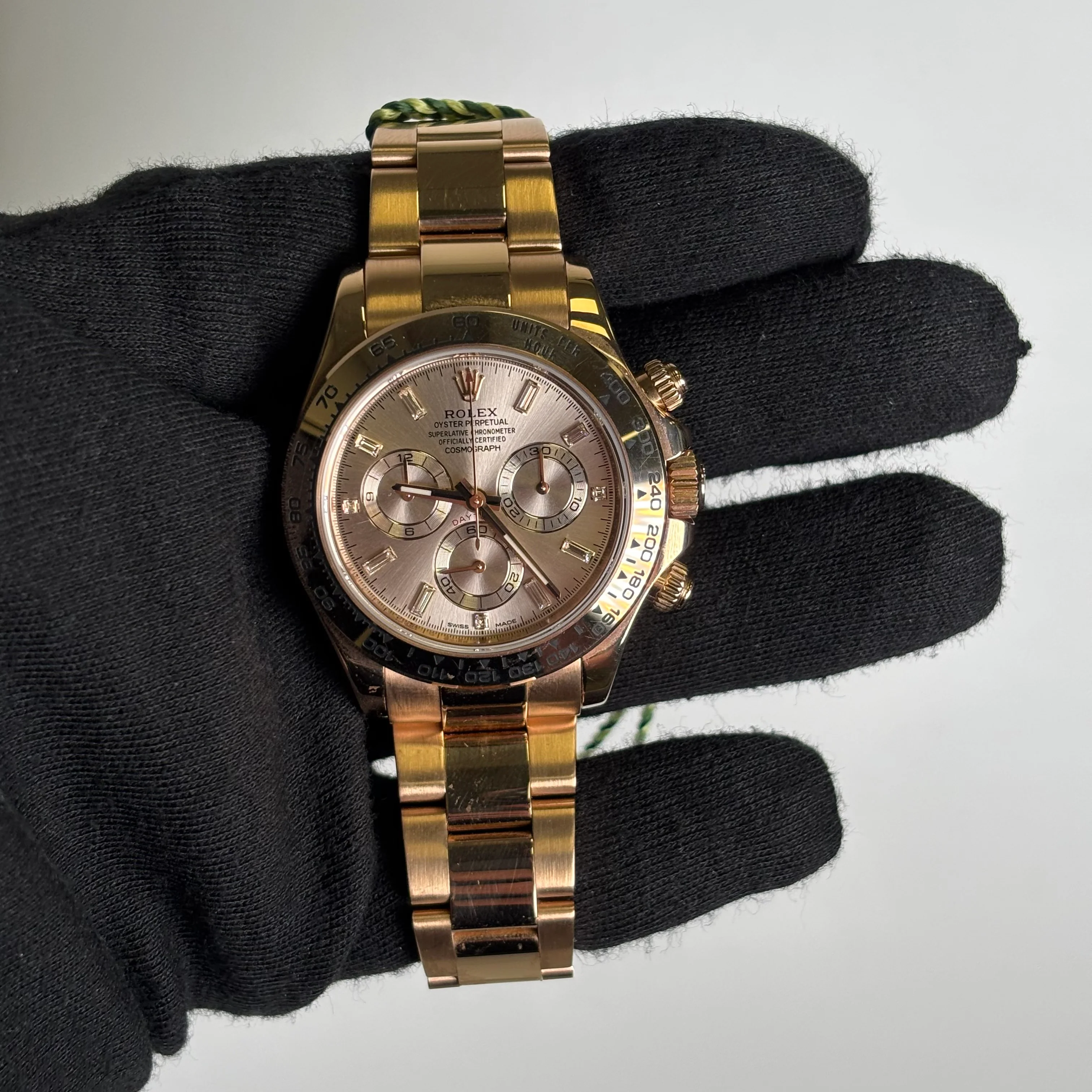 Rolex Daytona 40mm Pink Dial Watch Ref# 116505 - Image 2